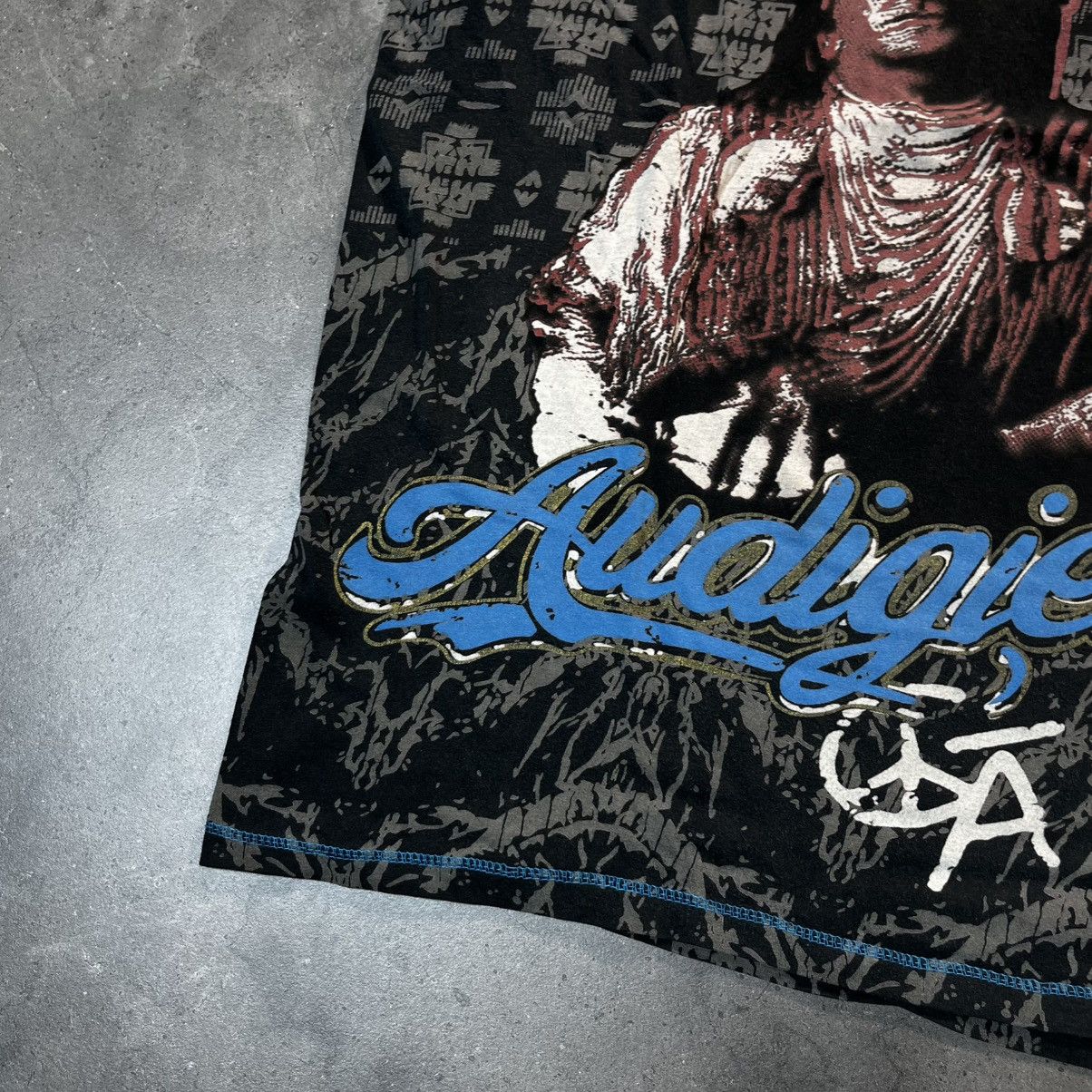 Ed Hardy Vintage Y2K Ed Hardy Audigier Indian Big Logo Tshirt Tee Size US XL / EU 56 / 4 - 3 Thumbnail