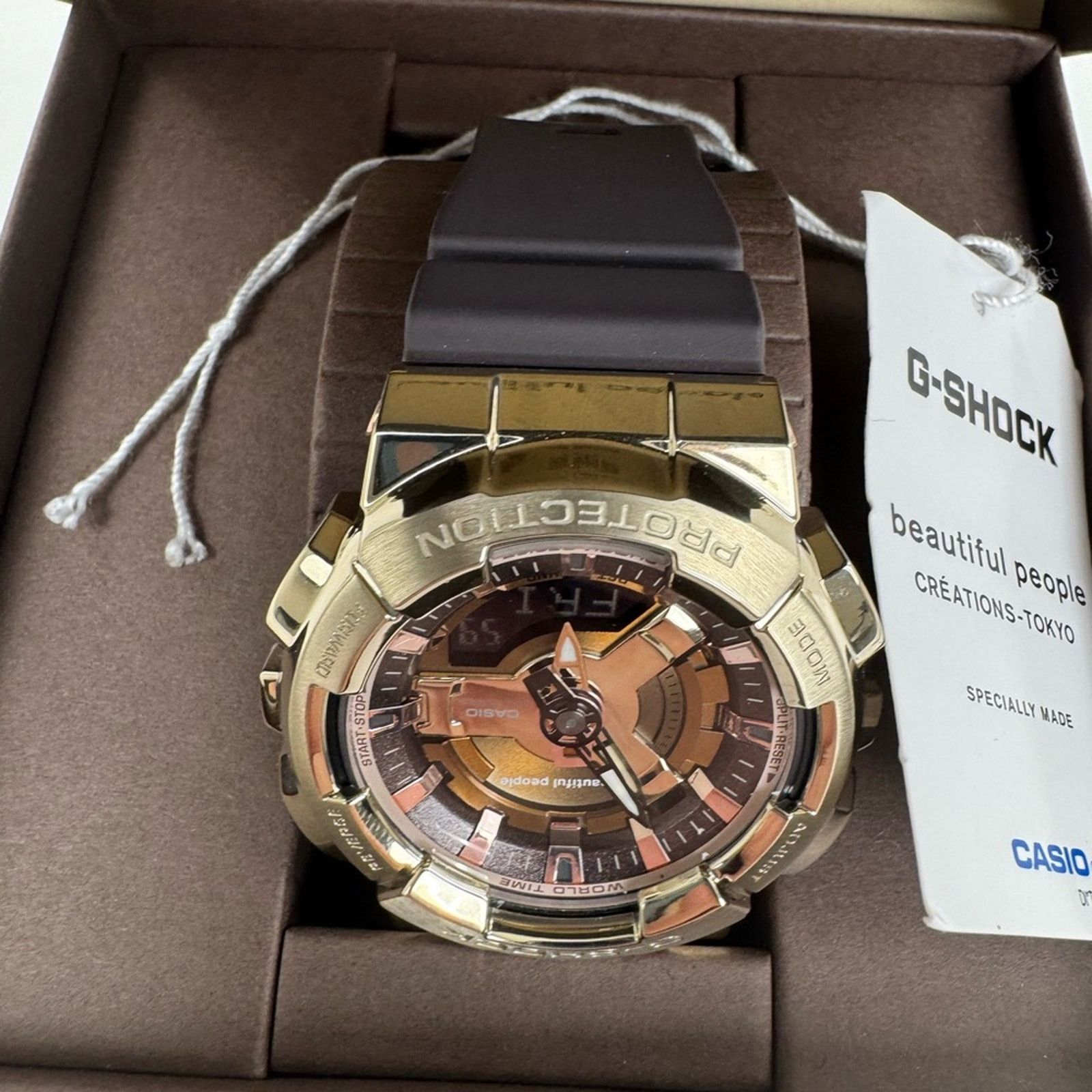 G Shock Casio G-Shock x Beautiful People Brown Analog-Digital Watch Size ONE SIZE - 7 Thumbnail