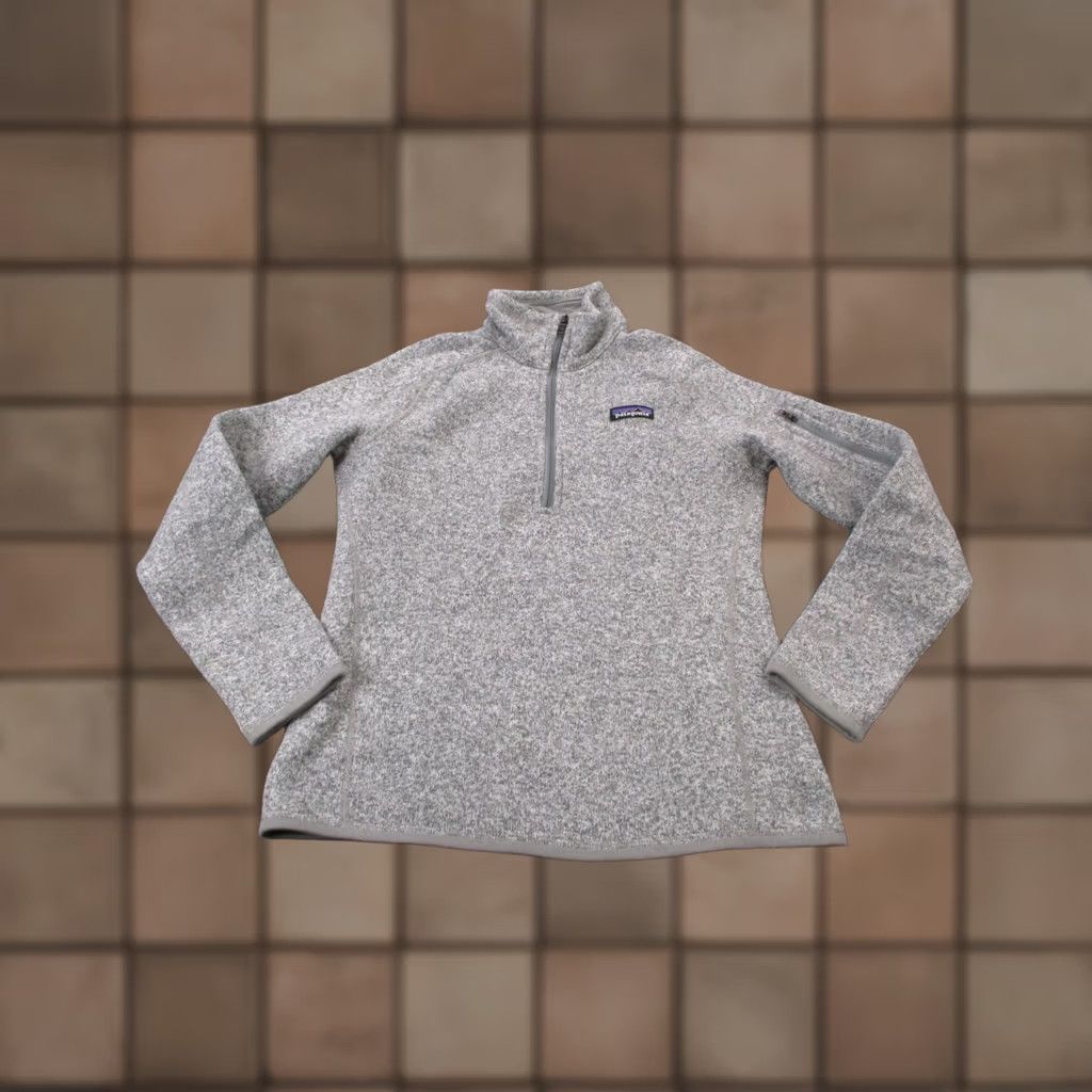 Patagonia Patagonia Jacket Womens S Gray Basic Jacket Outdoor 1/4 Zip Pockets Thermal Zipped Pockets Logo Size S / US 4 / IT 40 - 1 Thumbnail