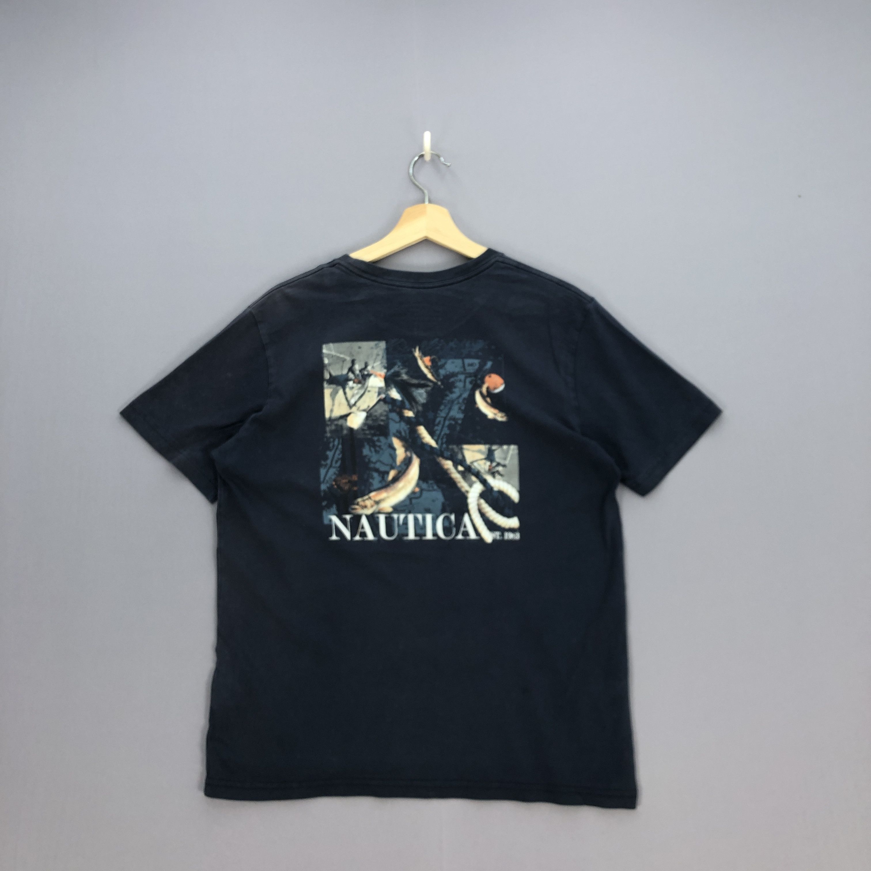 Nautica Vintage Y2K Nautica T Shirt American Apparel Nautica Tees Size US M / EU 48-50 / 2 - 1 Thumbnail