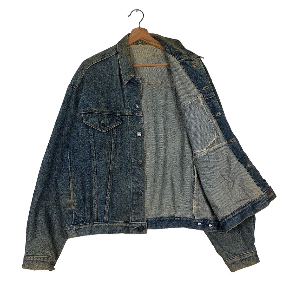 Japanese Brand 🔥Vintage Trucker Denim Jacket Biker Japan Issey Miyake Size US M / EU 48-50 / 2 - 11 Thumbnail
