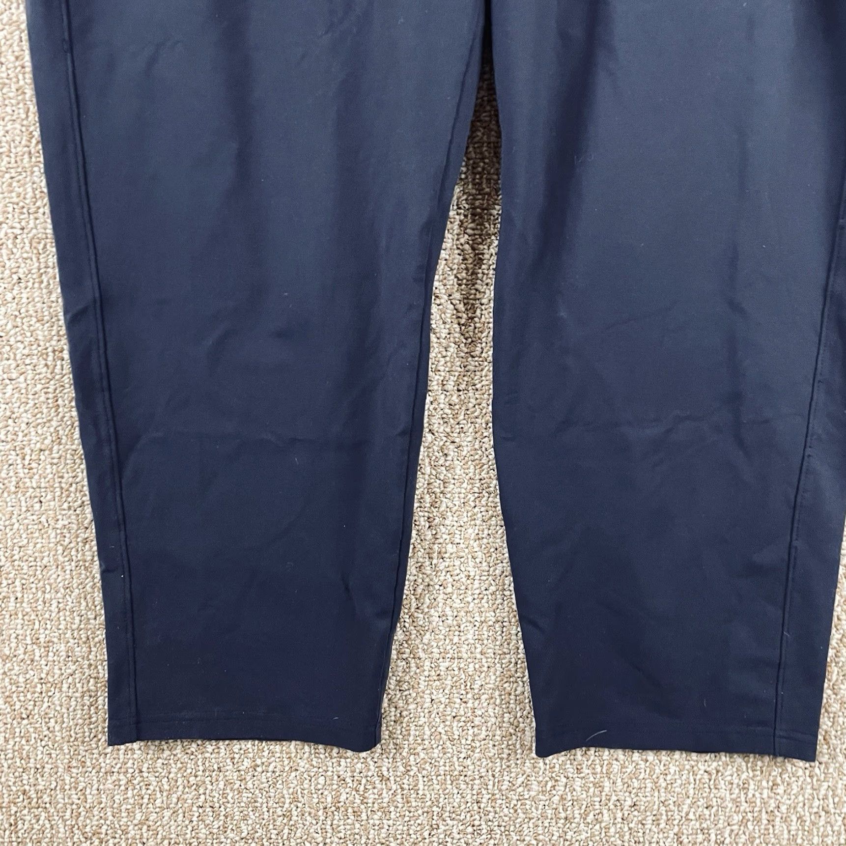 Vintage Public Rec Joggers Mens 42x28 Navy Blue Nylon Spandex Regular Straight Pockets Moisture Wicking All Day Everyday 90s Sports USA Size US 42 / EU 58 - 2 Thumbnail