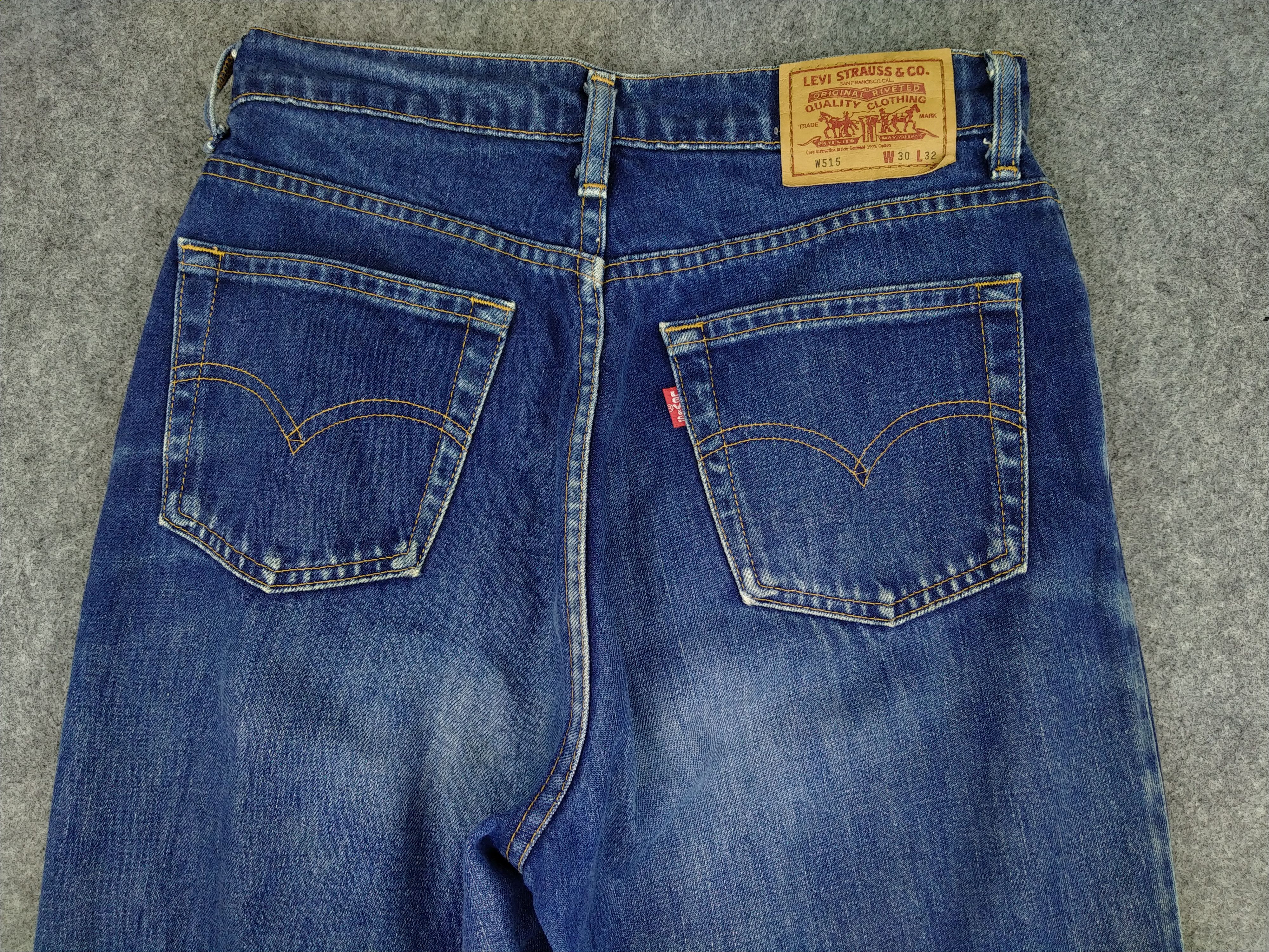 Levi's Dark Blue Vintage Levi's 515 Denim 27 x 26.5 -JN575 Size US 27 - 4 Thumbnail