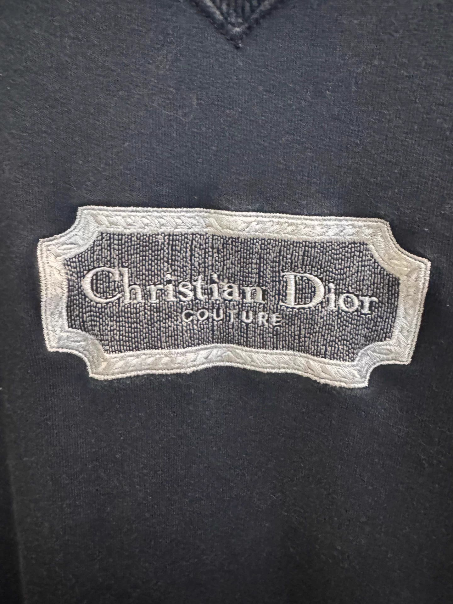 Dior Dior embroidered logo sweatshirt black XL Size US XL / EU 56 / 4 - 2 Thumbnail