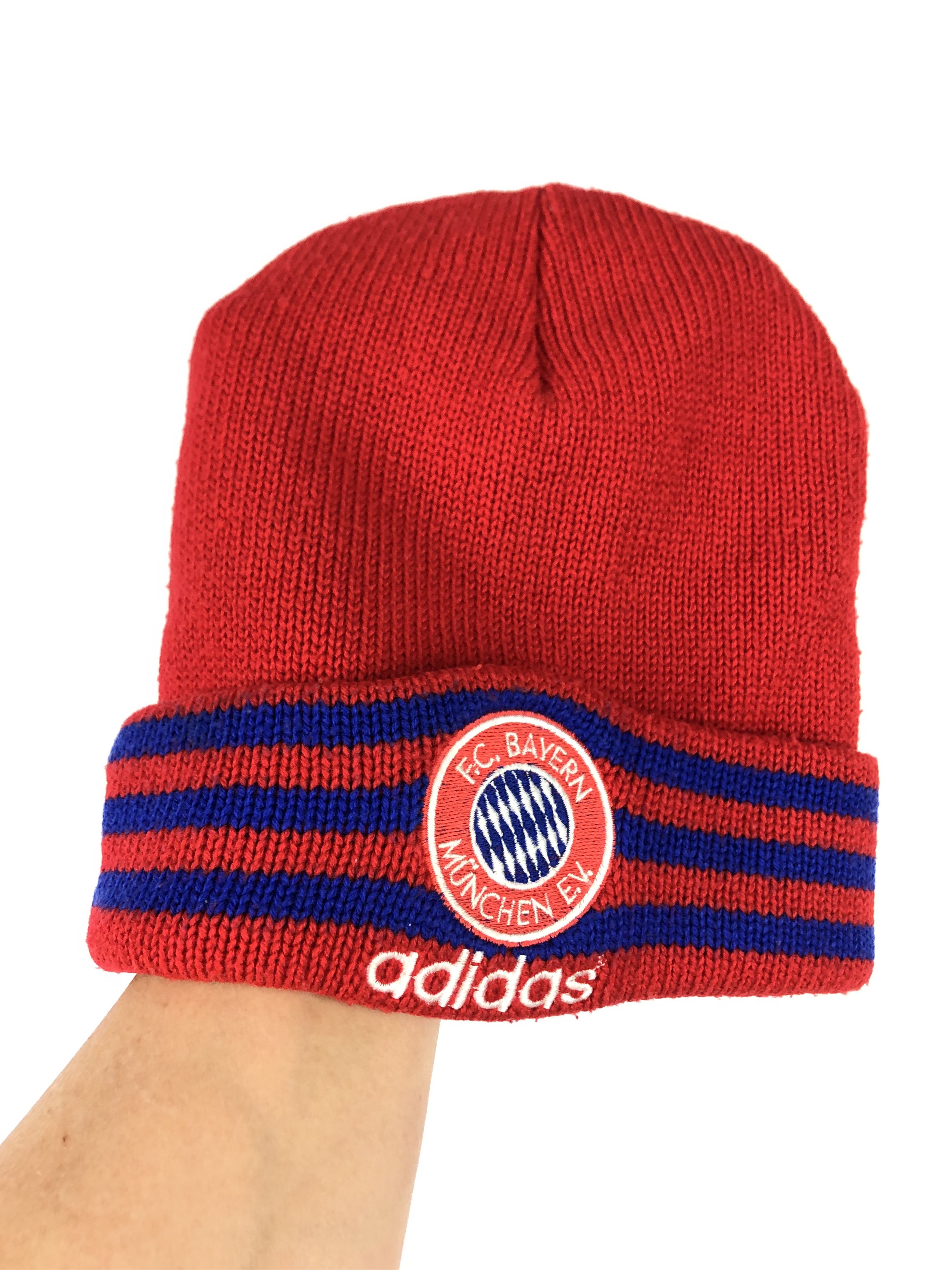 Adidas Vintage 90's Bayern Munich Football Cap Hat Rare Hype Soccer Size ONE SIZE - 1 Thumbnail