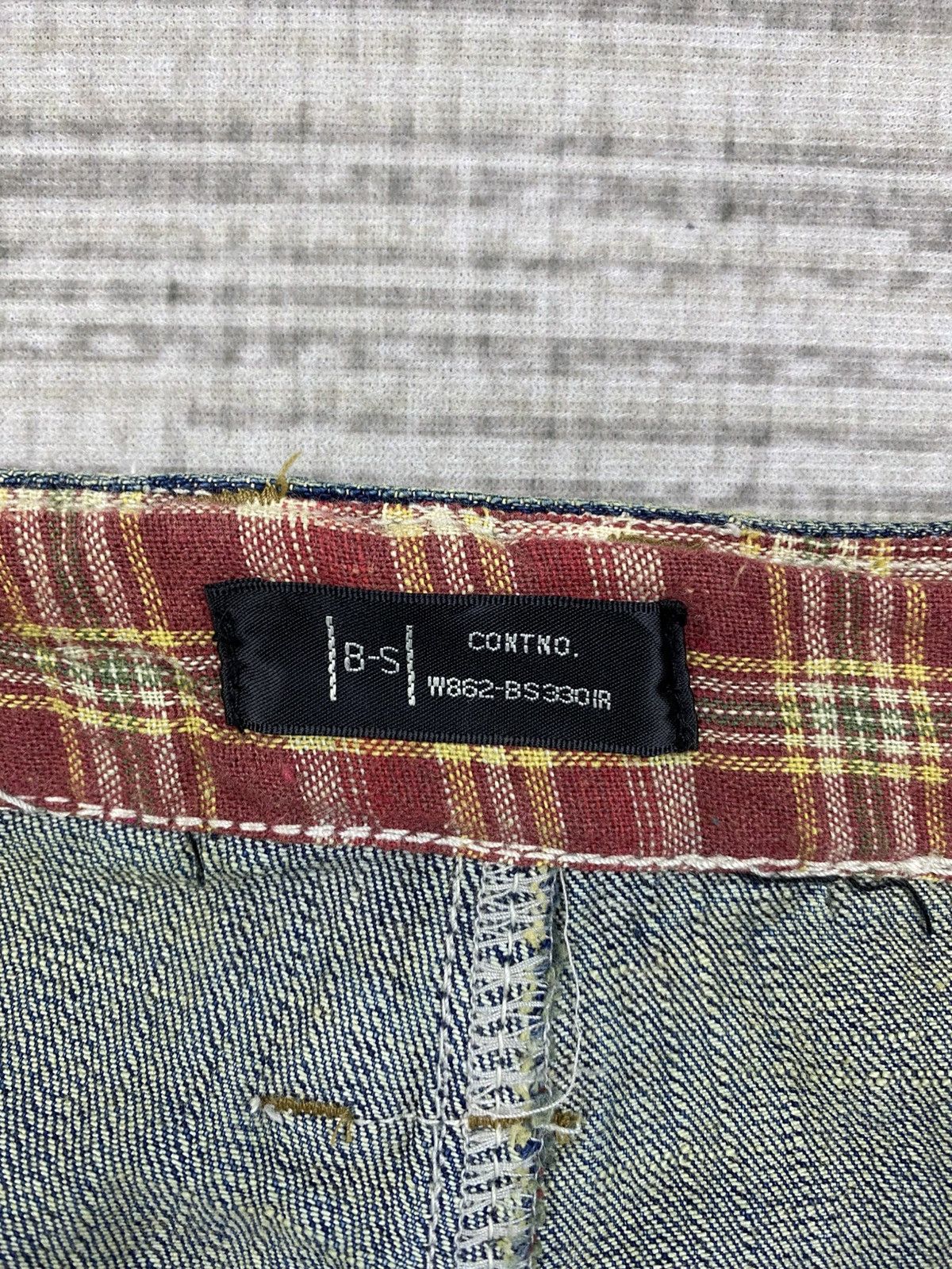Hysteric Glamour Vintage B-S Hysteric Style Double Waist Denim Jeans Size US 30 / EU 46 - 13 Thumbnail