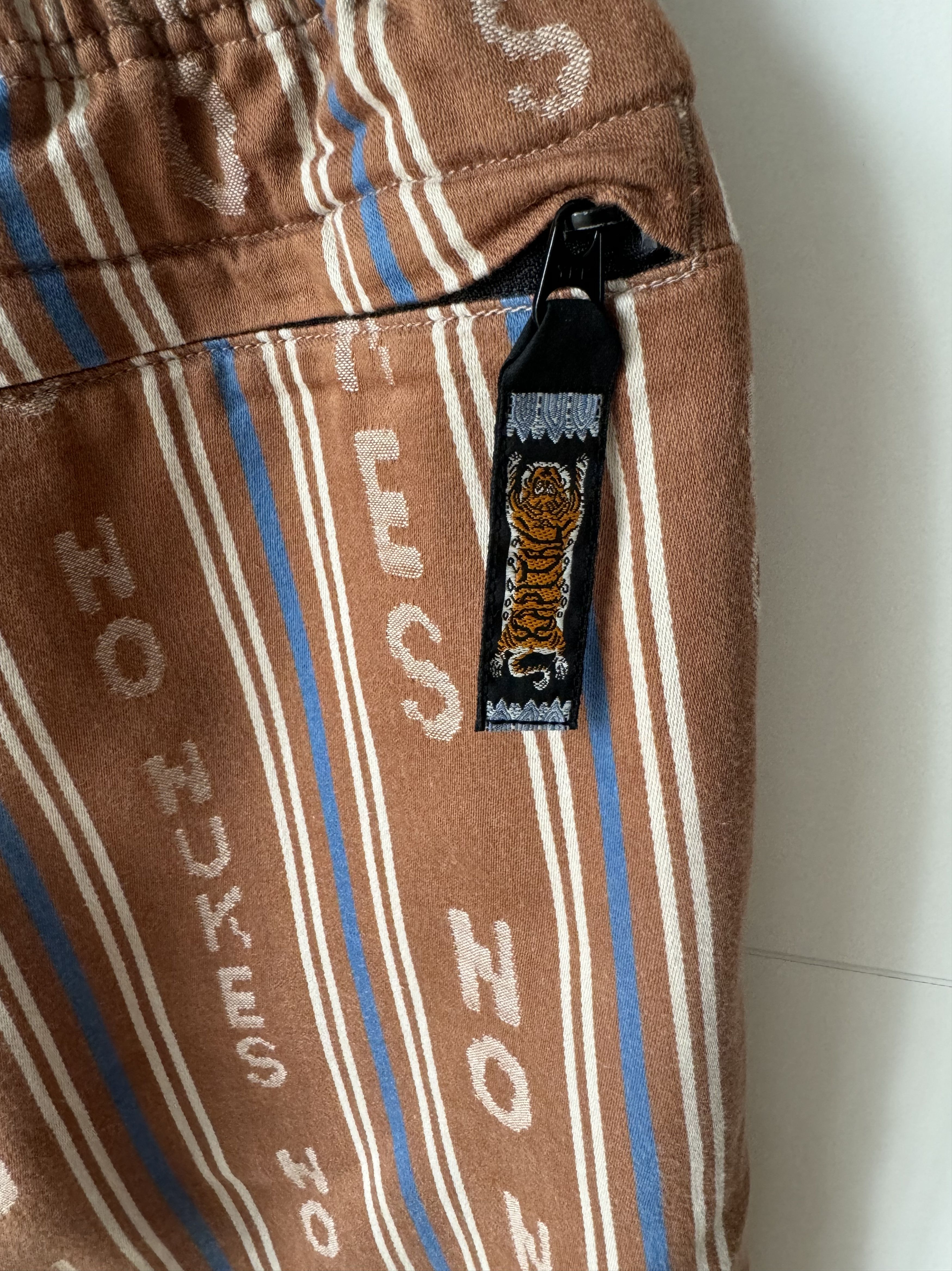 Kapital [2] HOPE Striped Easy Shorts in Brown Size US 30 / EU 46 - 4 Thumbnail