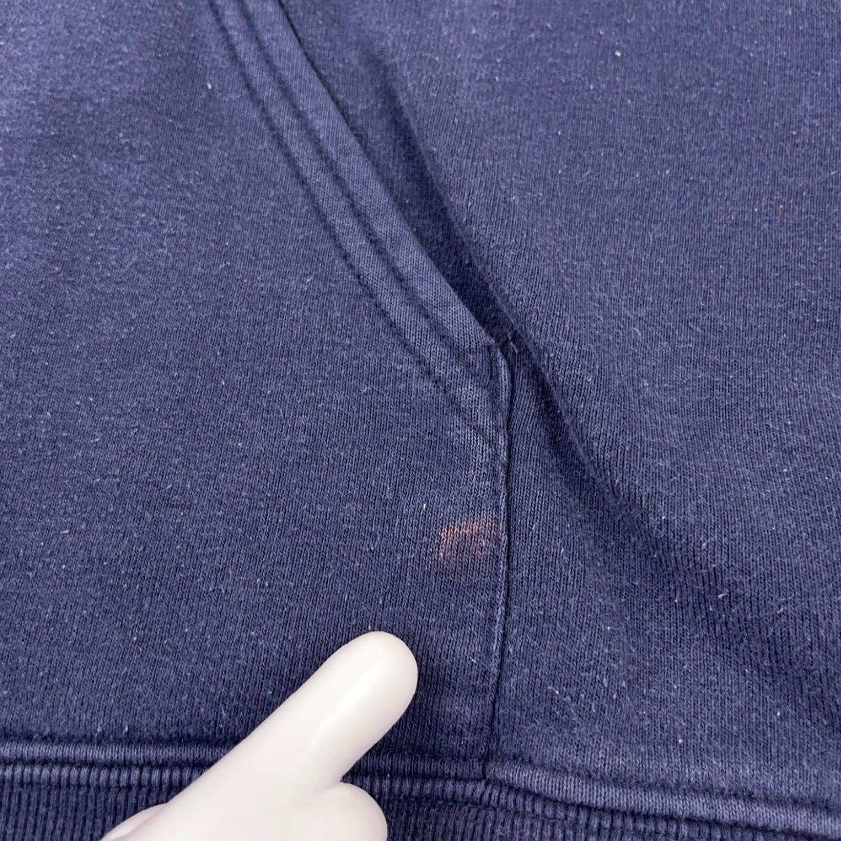 Carhartt VINTAGE Carhartt Hoodie Women XL Blue Sweatshirt Faded Navy 2000s Logo Pockets Hooded All Seasons Lightweight Pullover Casual Workwear Activewear Size XL / US 12-14 / IT 48-50 - 4 Thumbnail