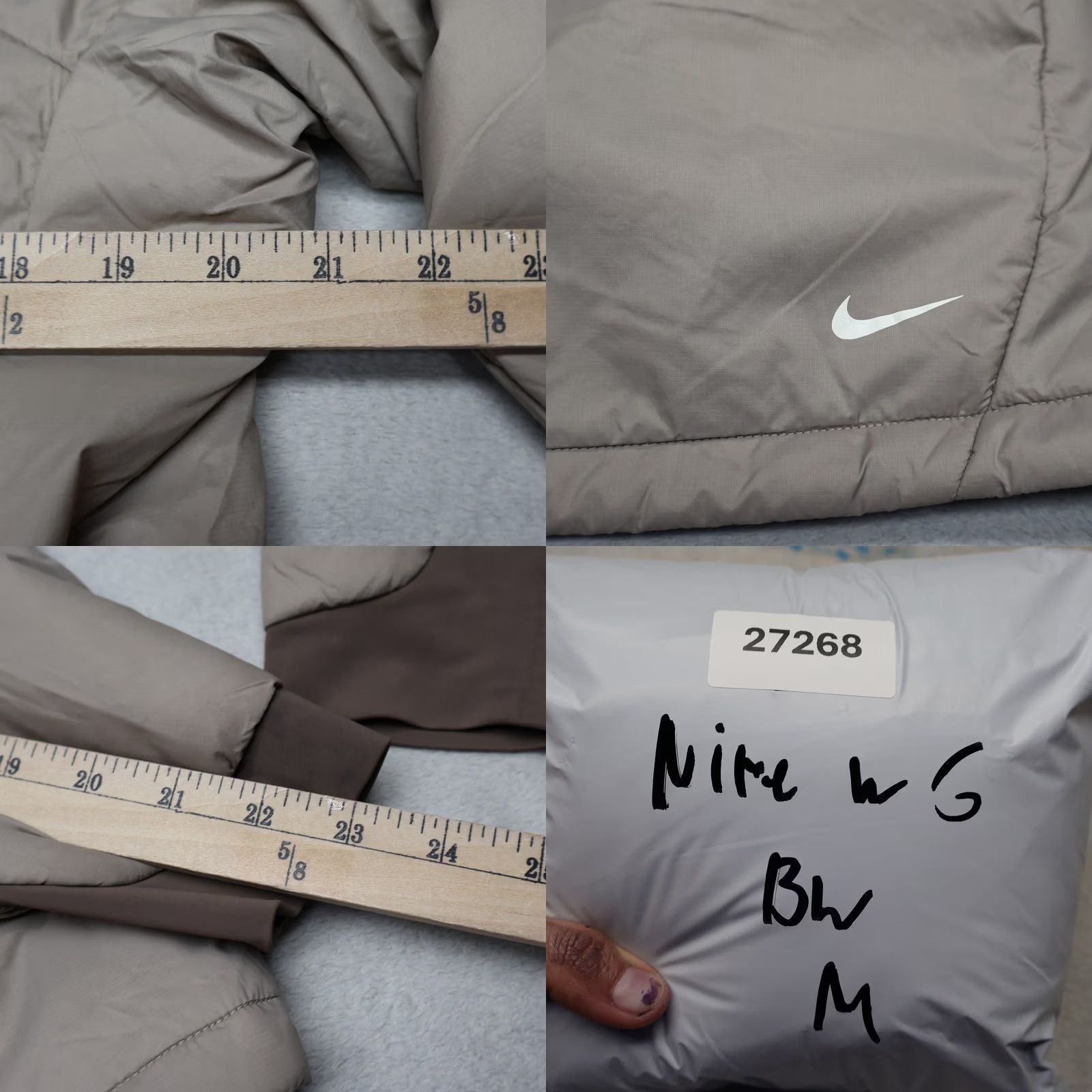 Nike ACG VINTAGE? No — Nike ACG Jacket Womens M Brown Therma-FIT ADV Insulated Rain Light Full Zip Size M / US 6-8 / IT 42-44 - 10 Thumbnail