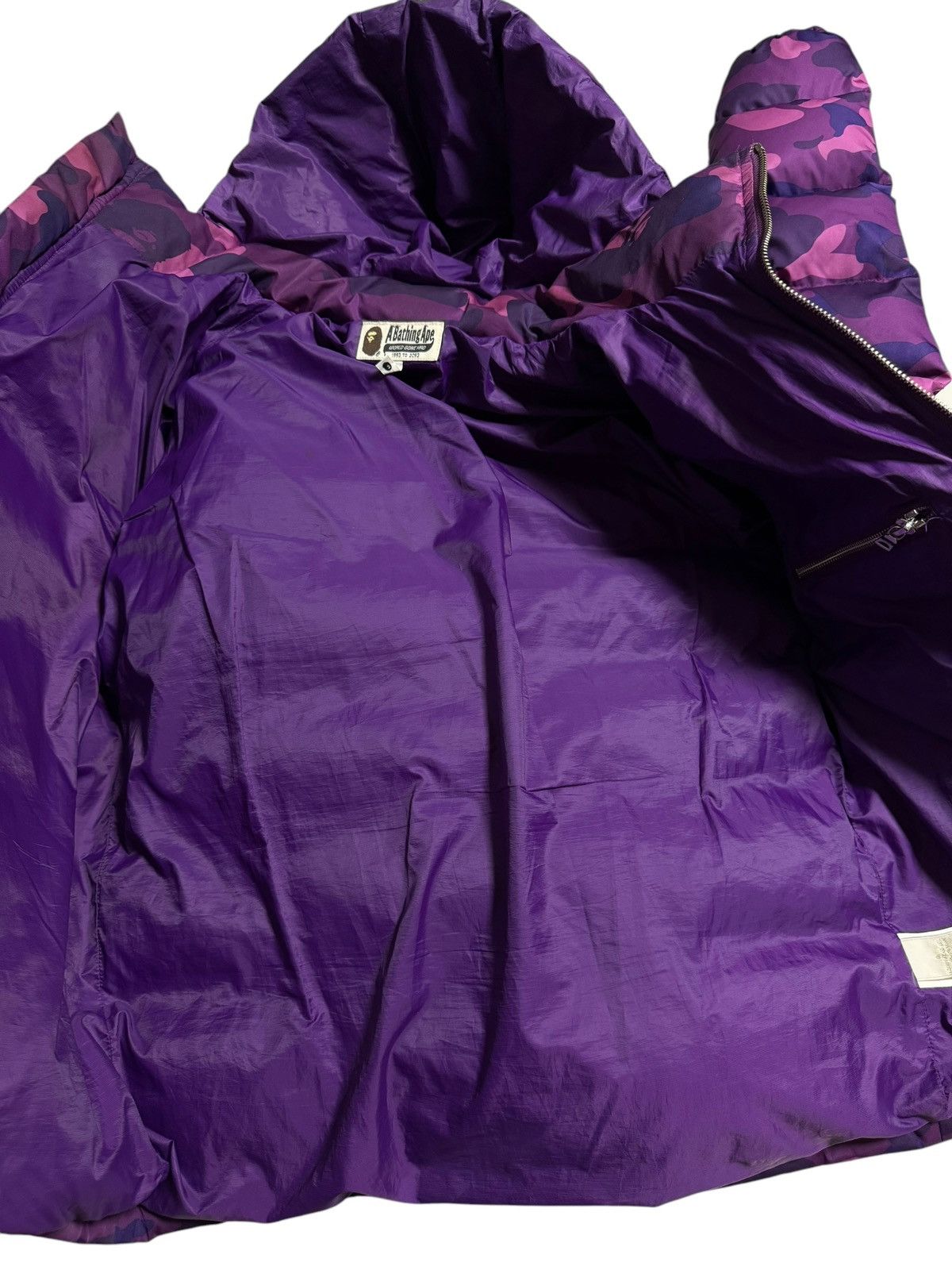 Bape BAPE Puffer Down Jacket Purple camo Size US S / EU 44-46 / 1 - 3 Thumbnail