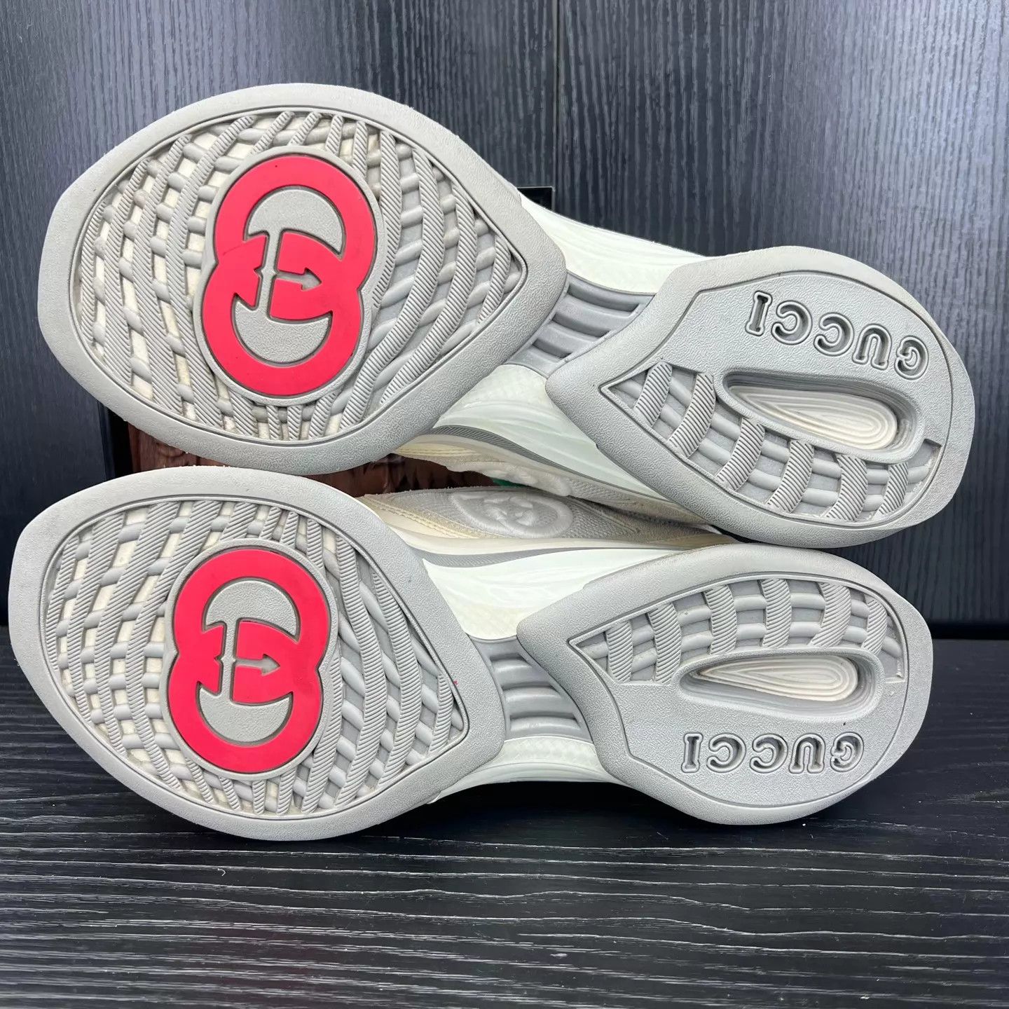 Gucci Gucci Run White 44.5 Near New Size US 11.5 / EU 44-45 - 6 Thumbnail