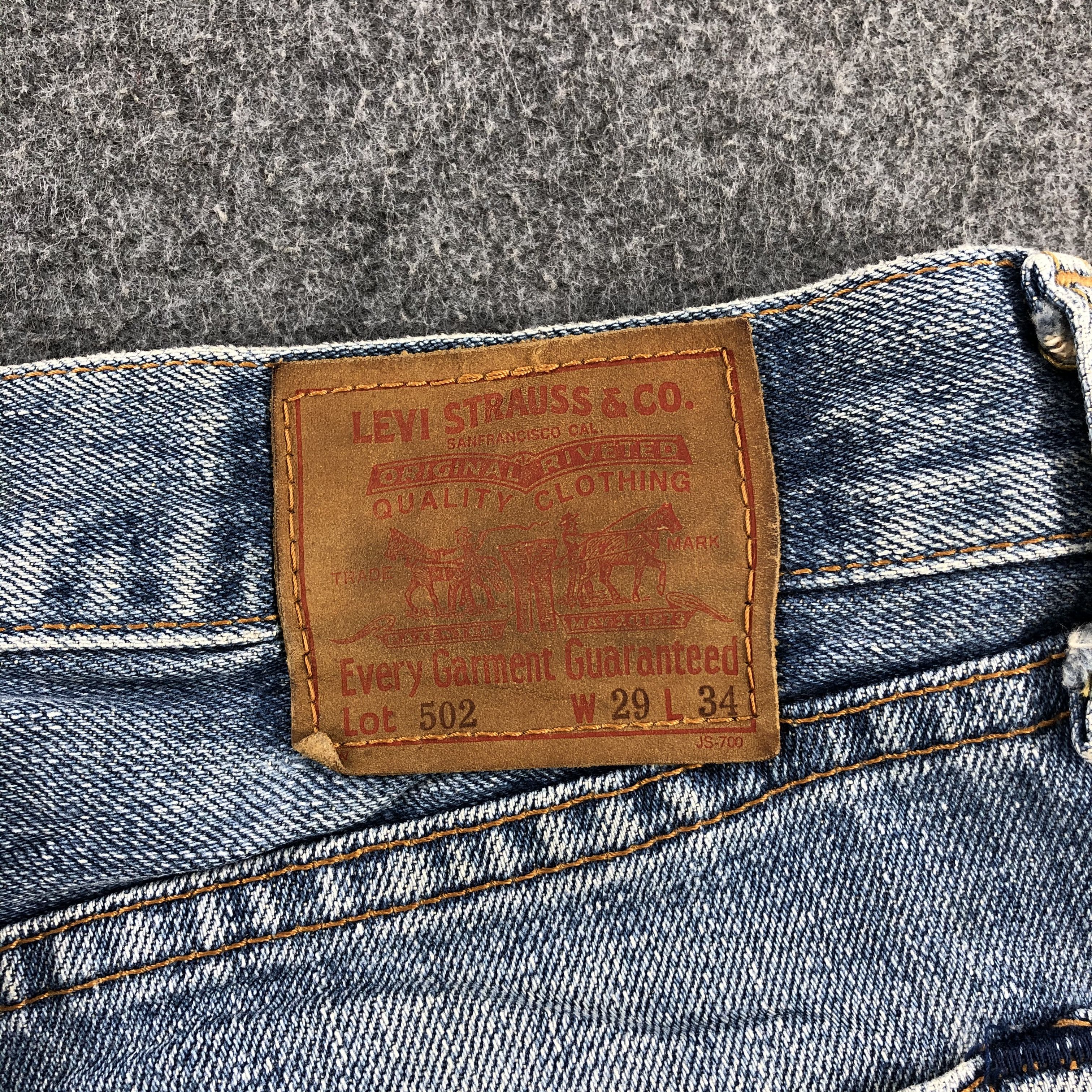 Levi's × Vintage Vintage 90s Light Wash Levis 502 Jeans-JM2025 Size US 30 / EU 46 - 6 Thumbnail