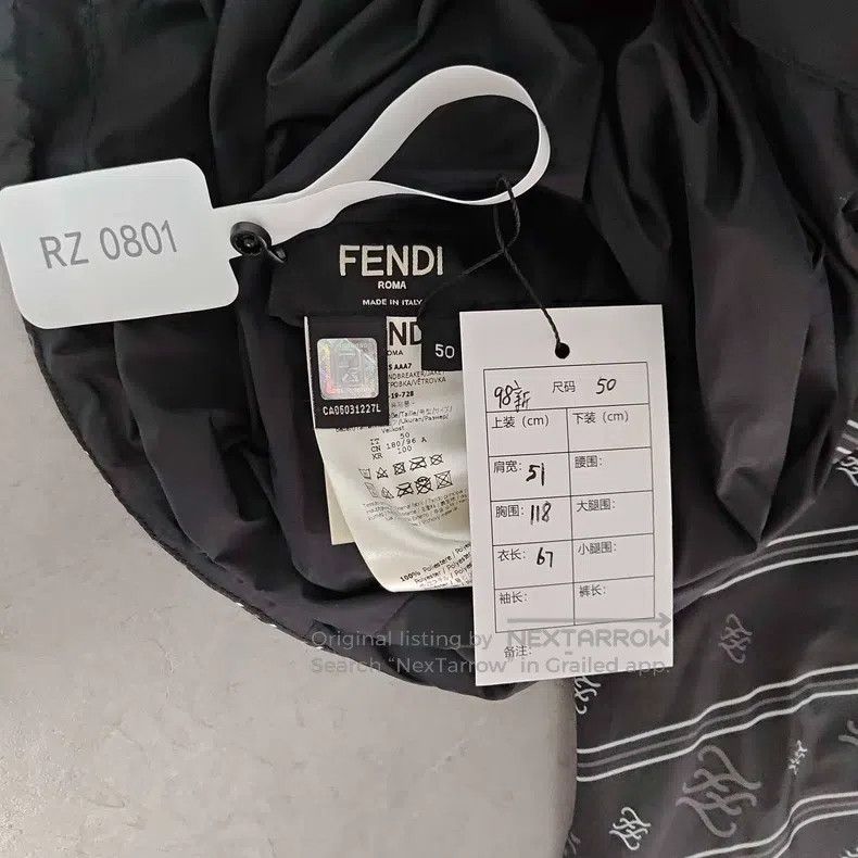 Fendi Fendi Two-Way Wearable Windbreaker Jacket Size US M / EU 48-50 / 2 - 2 Thumbnail