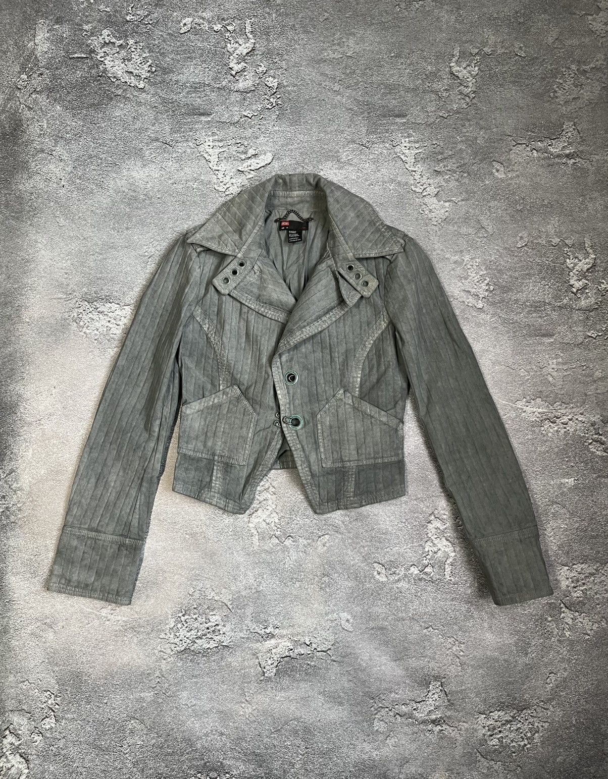 Diesel RARE Vintage 90s Archive Diesel Sample Denim Jacket Size M / US 6-8 / IT 42-44 - 1 Thumbnail