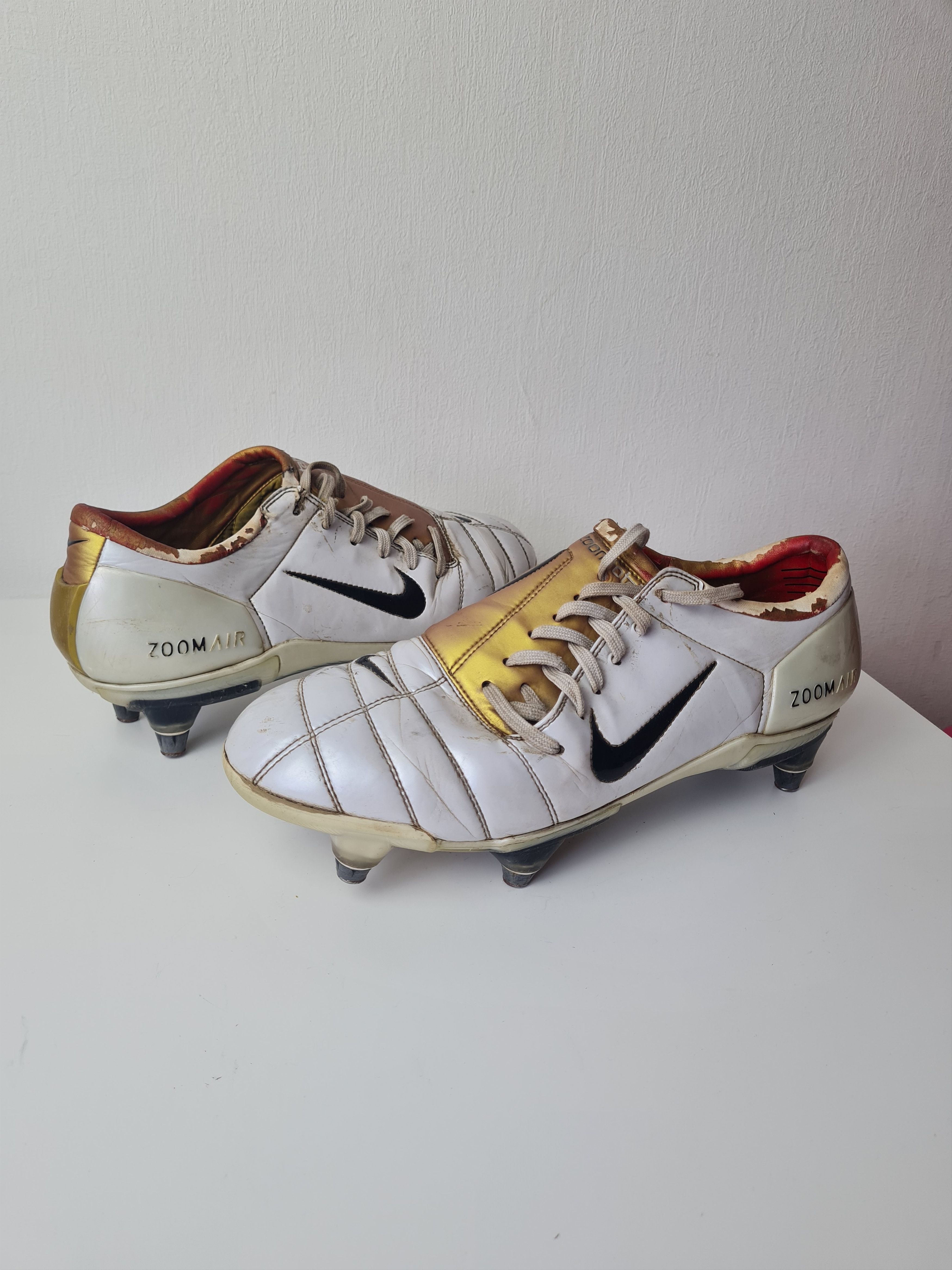 Nike Nike Total90 Air Zoom White Professional Football Boots Size US 12.5 / EU 45-46 - 7 Thumbnail