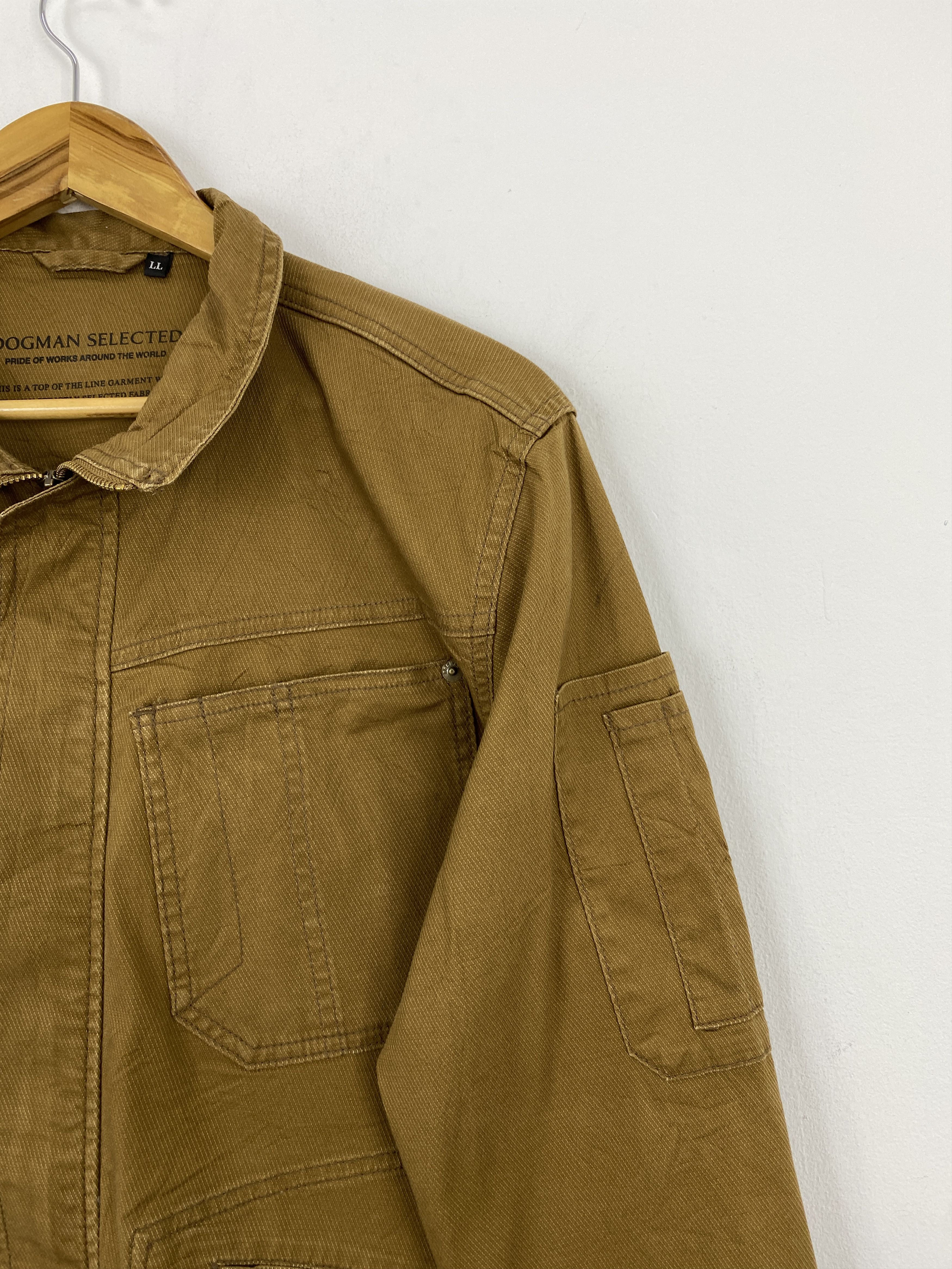 Japanese Brand Vintage Dogman Multi Pocket Tactical Worker Jacket J1771 Size US XL / EU 56 / 4 - 6 Thumbnail