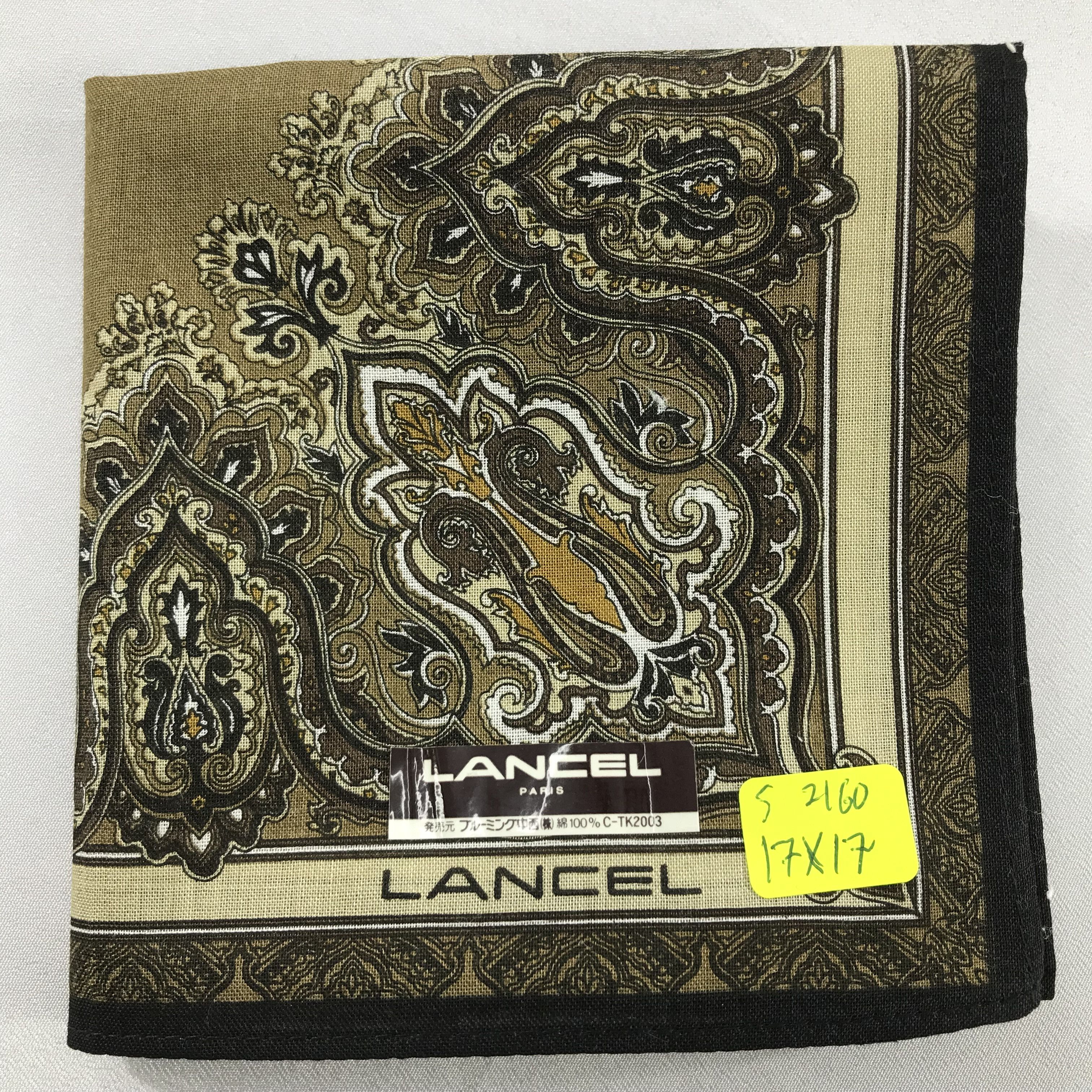 Lancel × Vintage Lancel Bandana / Handkerchief / Neckerchief - S2160 Size ONE SIZE - 5 Thumbnail