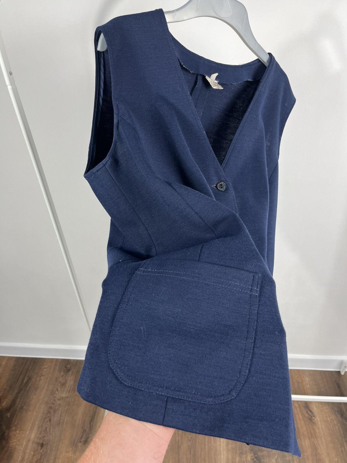 Vintage 70s 80s FINAL Swiss Made Navy Vest Vintage 70% Dacron size50 Size US M / EU 48-50 / 2 - 12 Thumbnail