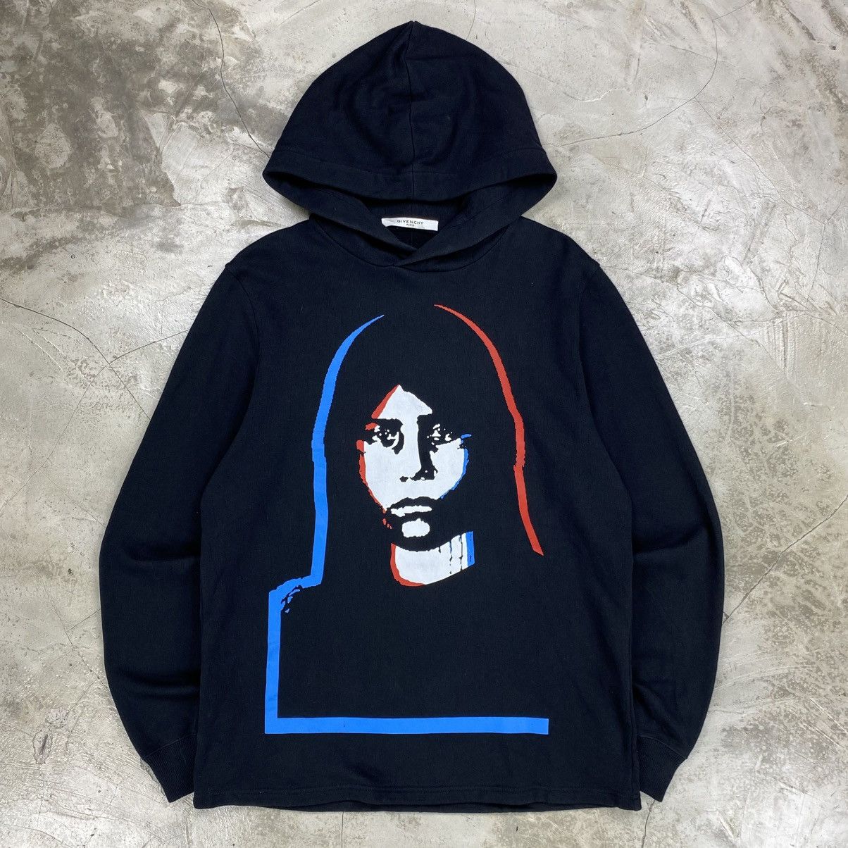 Givenchy AW17 Riccardo Tisci Abstract Girl Hoodie Size US S / EU 44-46 / 1 - 1 Thumbnail