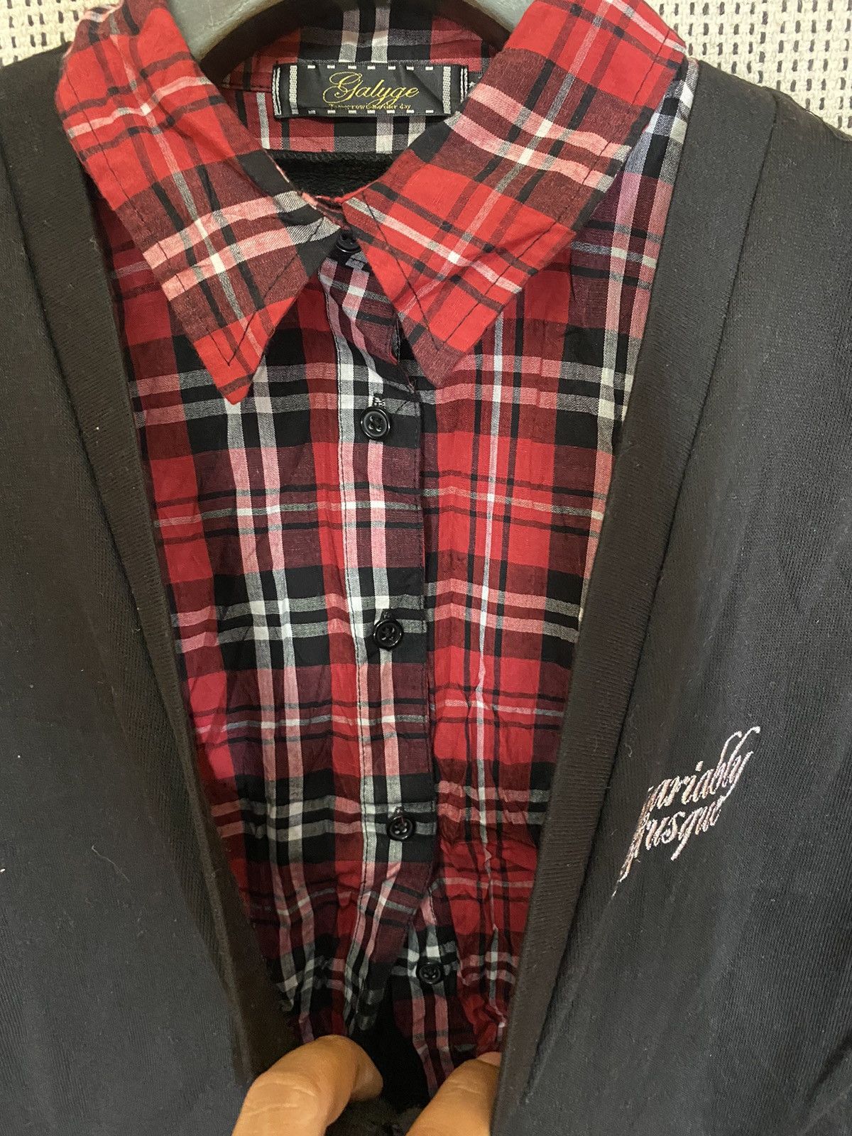 GOSTAR DE FUGA × If Six Was Nine × Le Grande Bleu (L.G.B.) ‼️CARDIGAN SKULLS WITH SHIRT BUTTON UPS VERY RARE‼️ Size M / US 6-8 / IT 42-44 - 4 Thumbnail