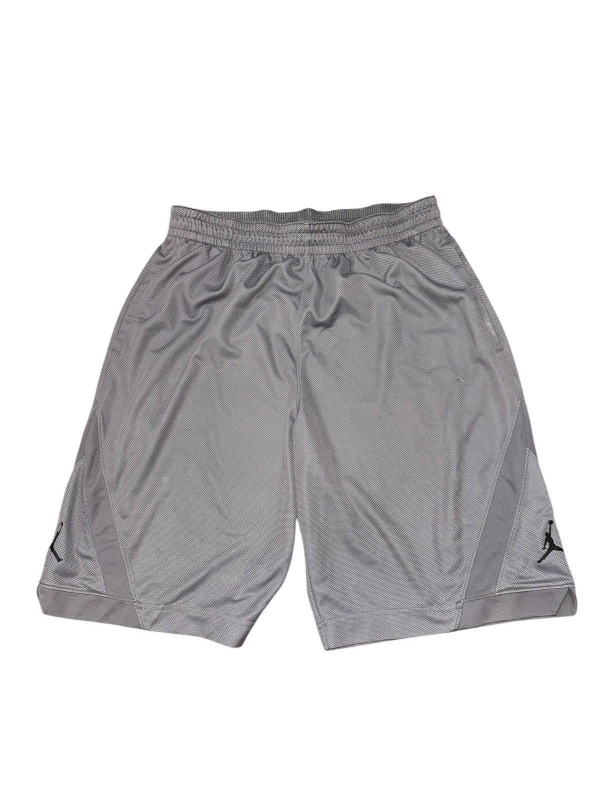 Nike VTG Y2K Nike Air Jordan Hoop Shorts Gray Rare NBA Sz L Size US 34 / EU 50 - 1 Thumbnail