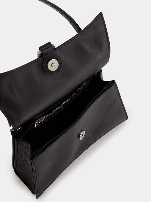 Balenciaga o1srvl11e1124 Size: OS / Crush Small Sling Bag in Black Size ONE SIZE - 6 Thumbnail