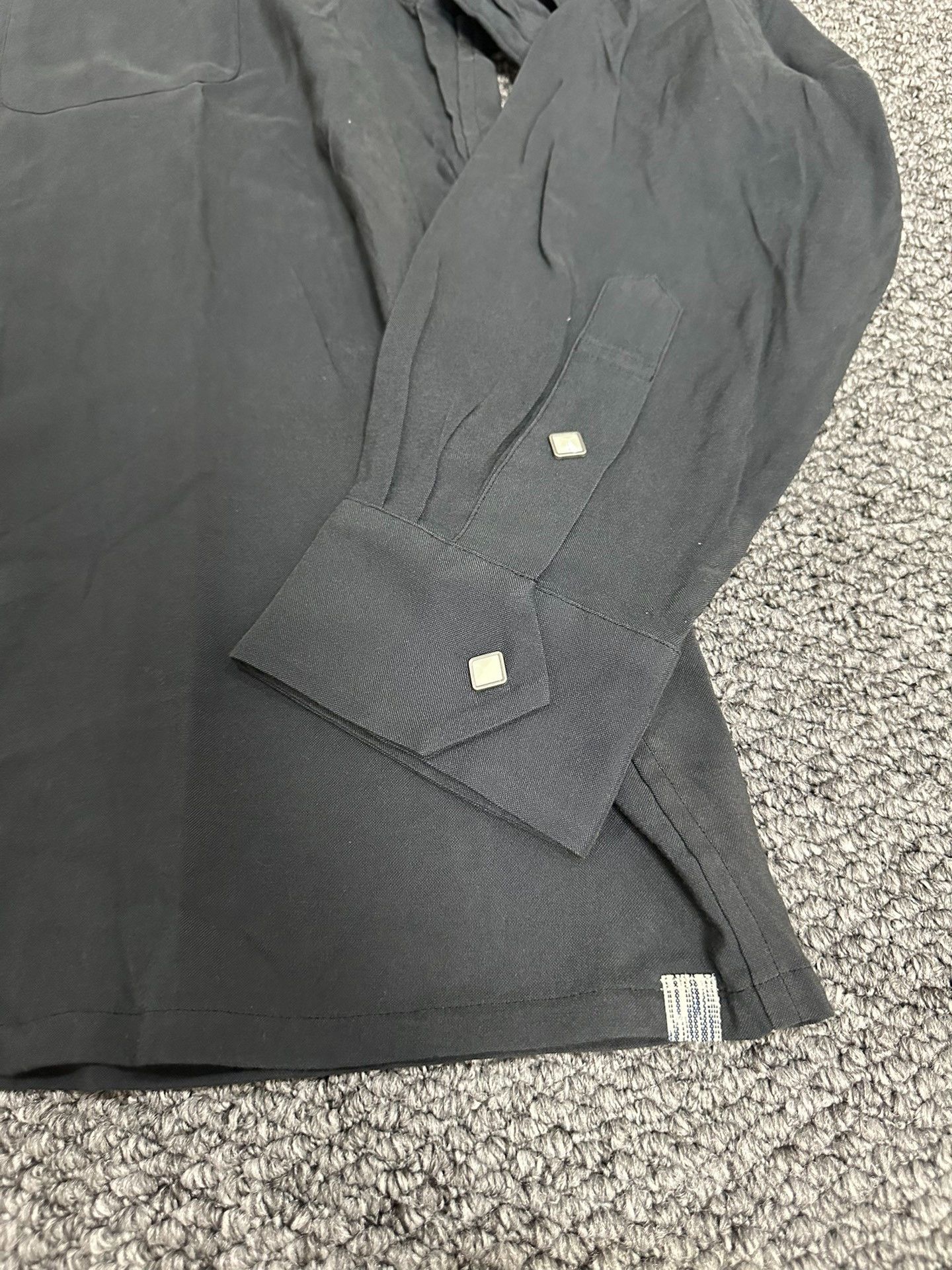 Visvim Visvim Black Button Long-Sleeve Shirt Size US XL / EU 56 / 4 - 2 Thumbnail