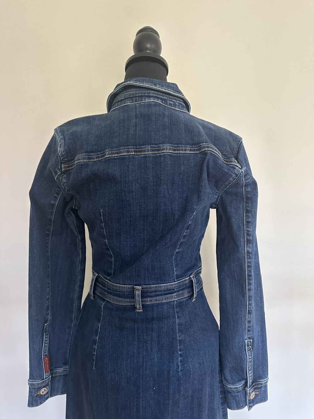 7 For All Mankind 7 FOR ALL MANKIND Washed Mini Denim Shirtdress Size S / US 4 / IT 40 - 9 Thumbnail