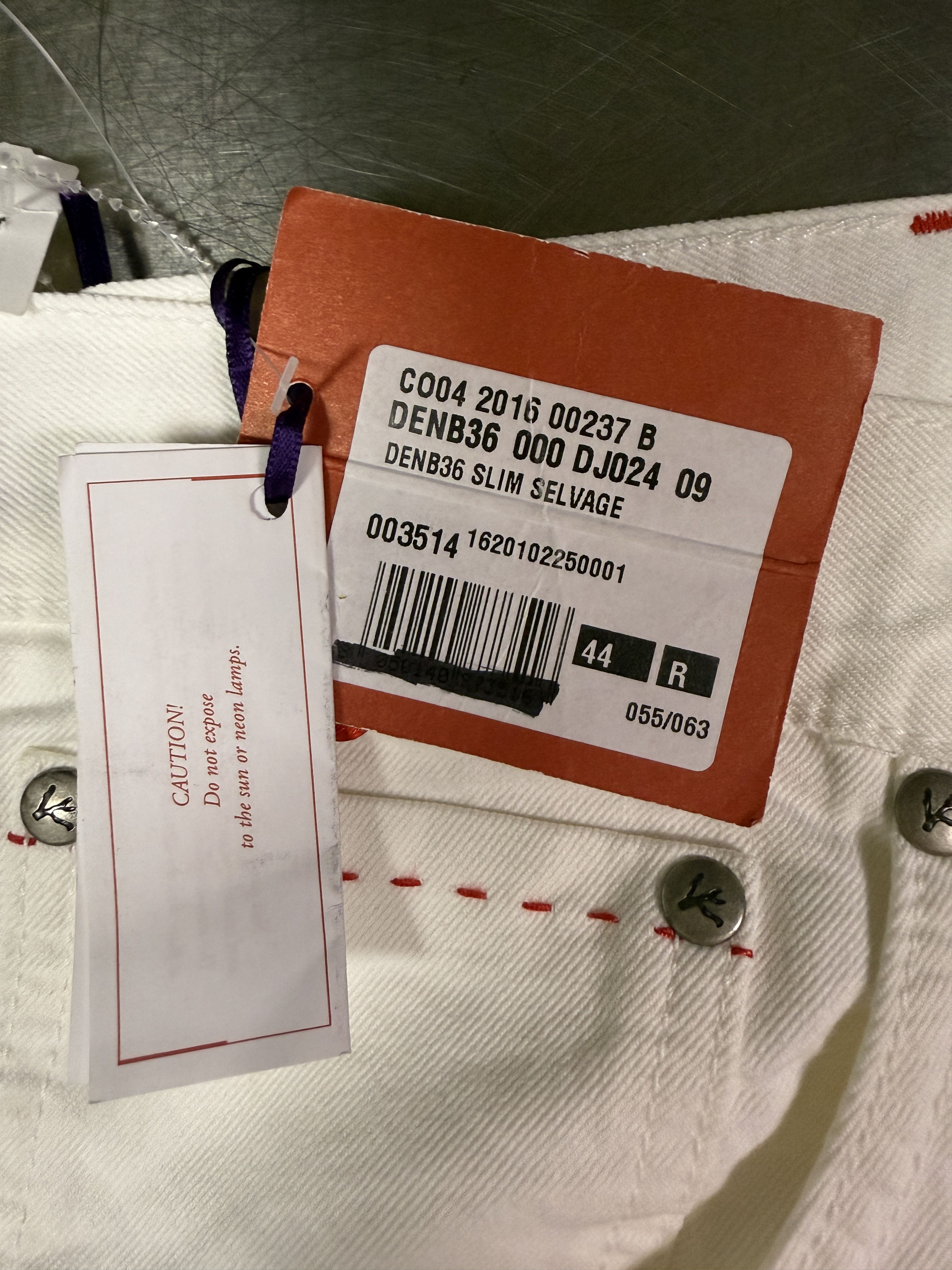Isaia Isaia Slim Selvedge Denim Pants Size US 44 / EU 60 - 4 Thumbnail