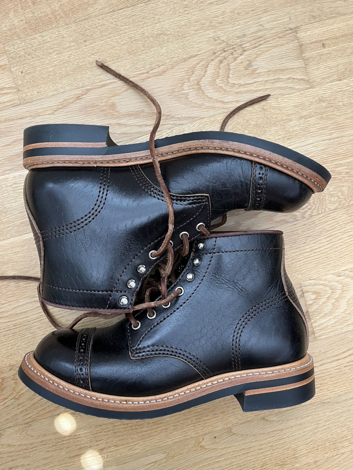 John Lofgren Shinki Tea-core Horsebutt combat boots Limited Edition Size US 6.5 / EU 39-40 - 8 Thumbnail