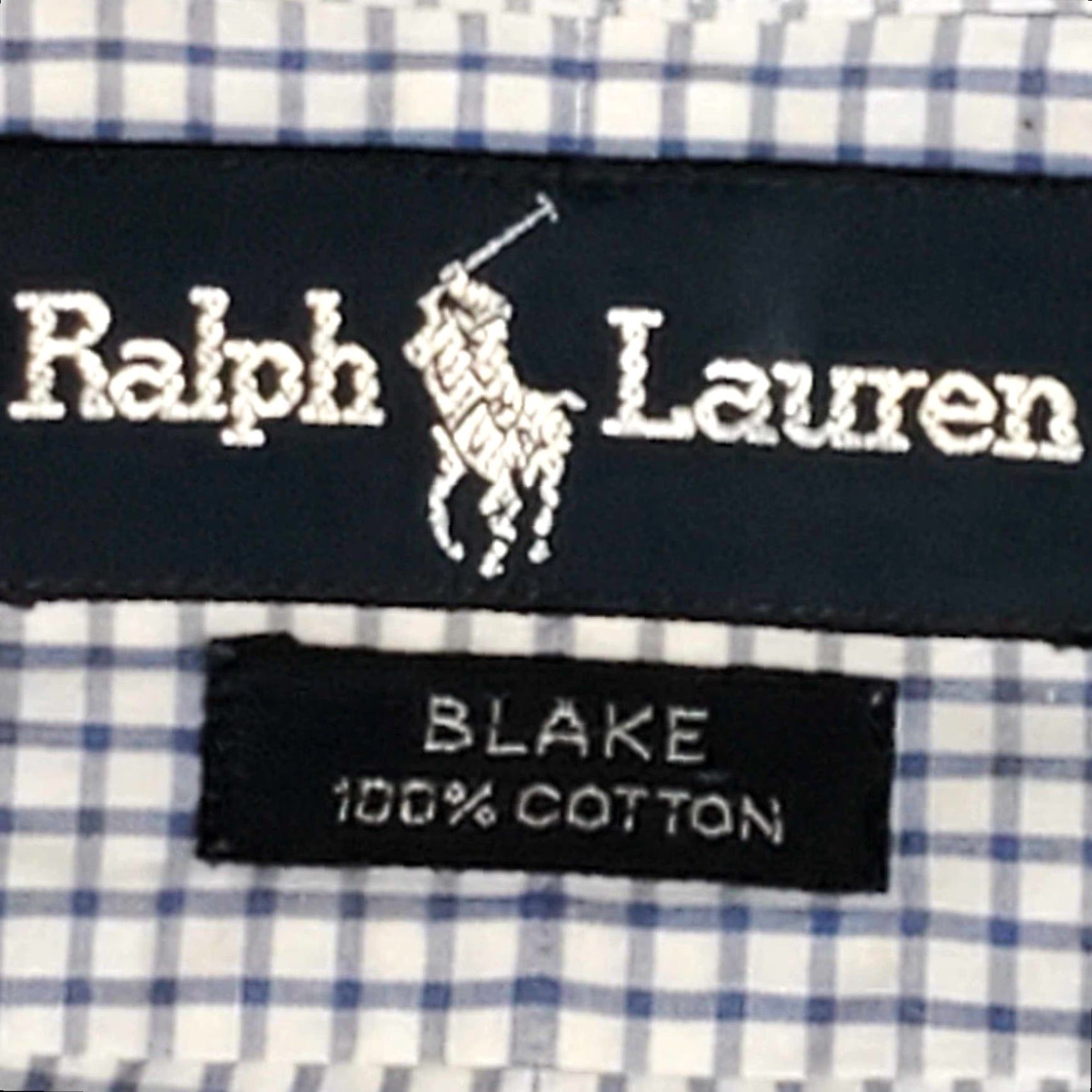 Polo Ralph Lauren Polo Ralph Lauren Blake Men's Button-Up Dress Shirt Large 100% Cotton L Size 42R - 6 Thumbnail
