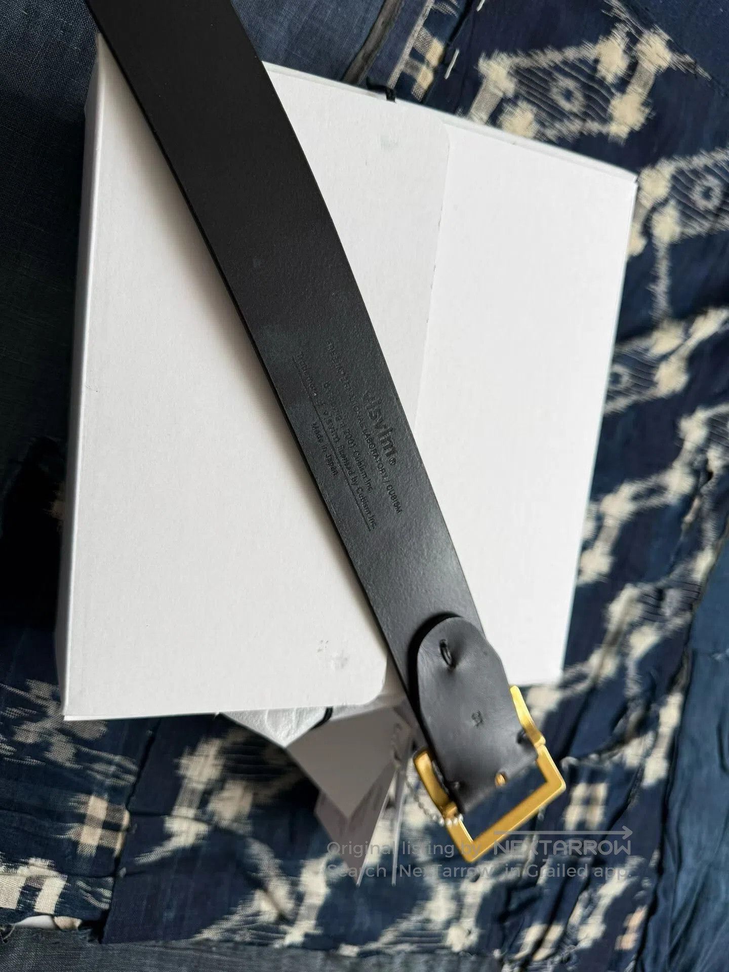 Visvim VISVIM 26SS PLAIN BELT 40MM. Size ONE SIZE - 3 Thumbnail