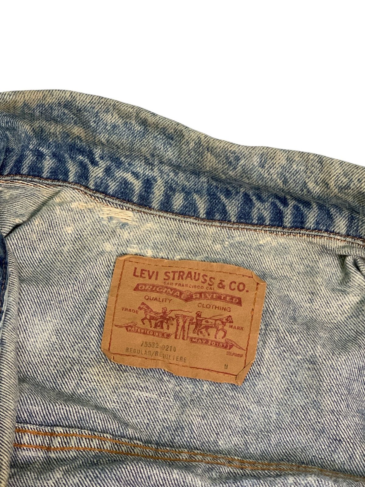 Levi's Vintage Clothing Rare Design Vintage Levi’s Trucker Jackets Size US M / EU 48-50 / 2 - 8 Thumbnail