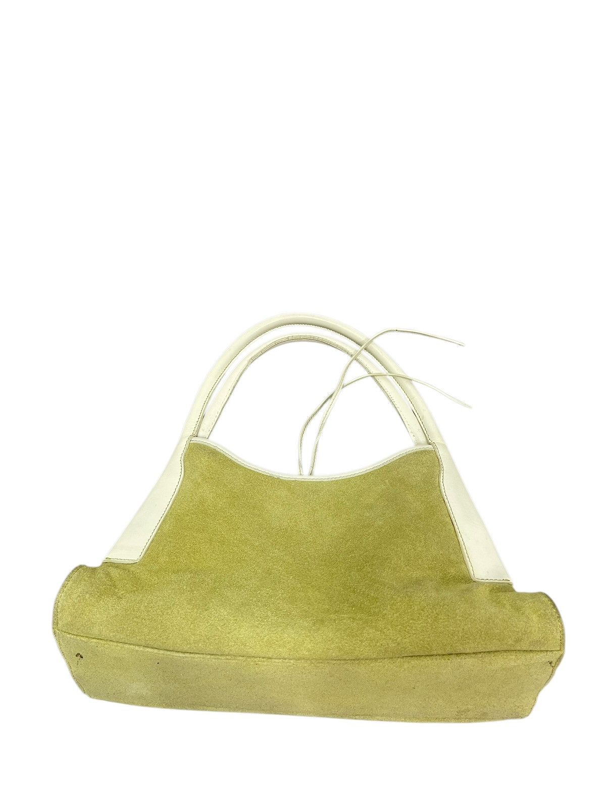 Leather Suede Leather Natural Beauty Basic Crescent Hand Bag 1🟩3 Size ONE SIZE - 7 Thumbnail