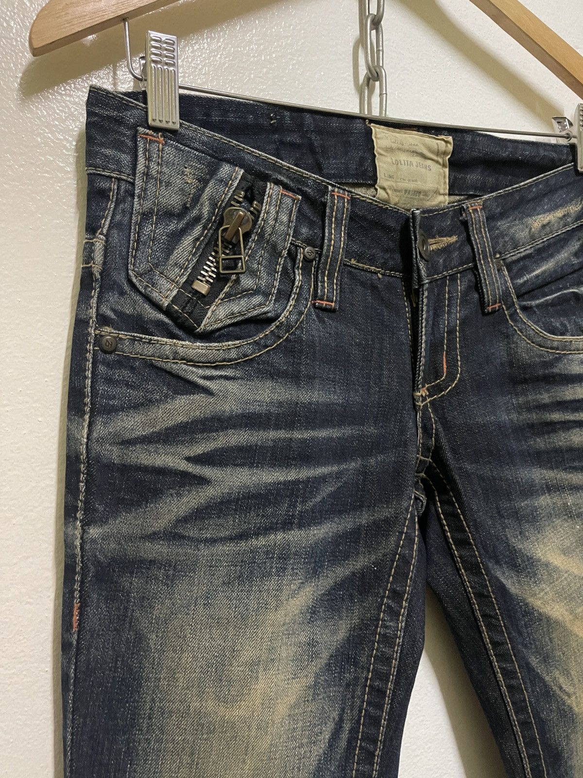 Japanese Brand Lolita Jeans Washed Flared Size US 30 / EU 46 - 2 Thumbnail
