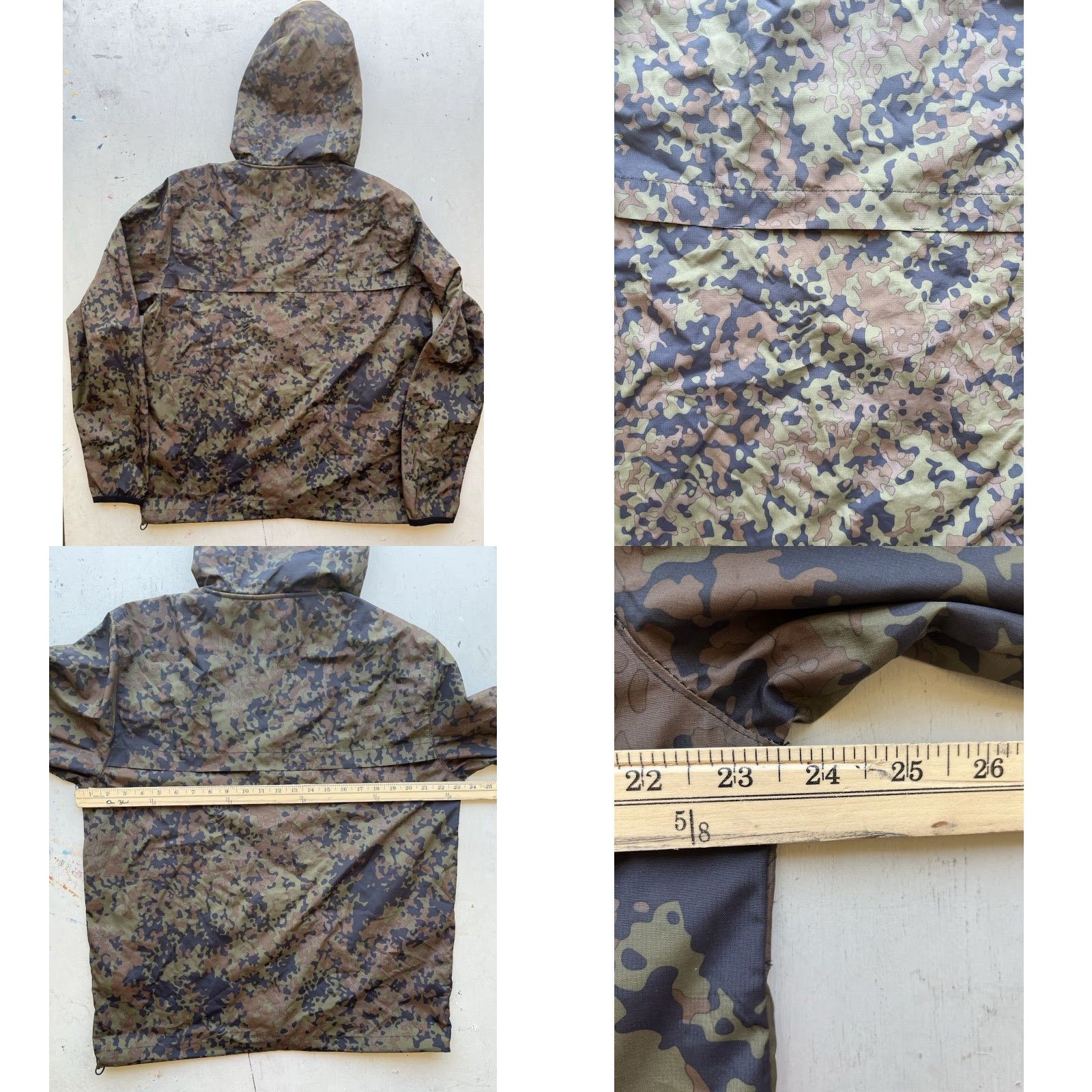 Billabong Billabong Jacket Camouflage Windbreaker L Zip Packable Multicolor Woodlands 90s Beach City Outdoor Surf Hooded All Seasons Size US L / EU 52-54 / 3 - 9 Thumbnail