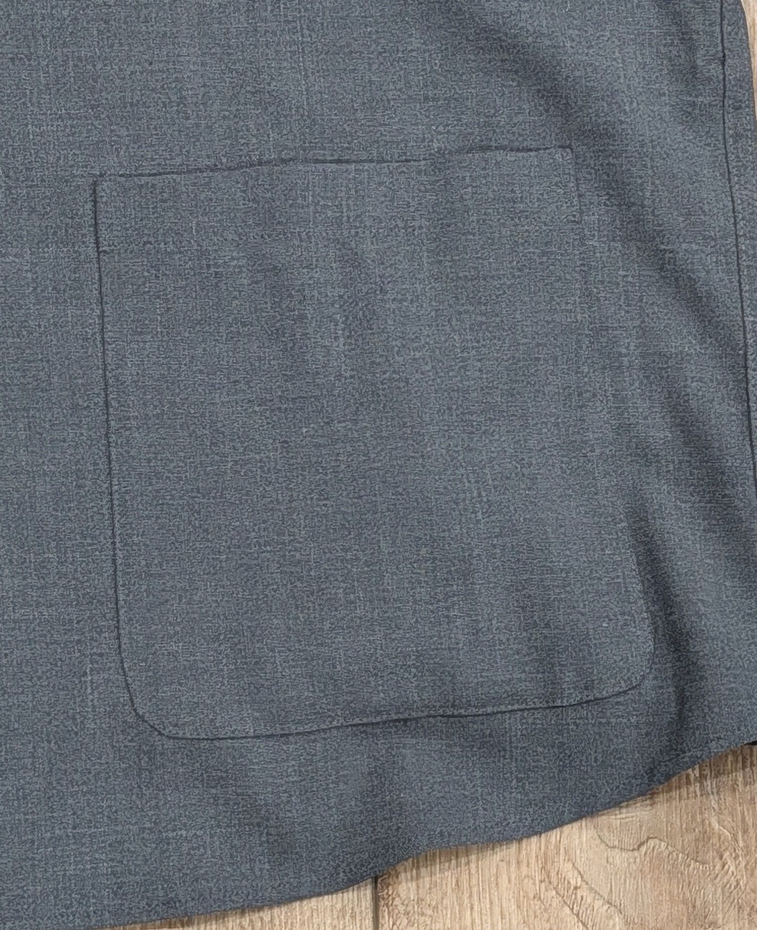 Canali CANALI "Nuvola" Wool/Silk/Linen Blend Shirt Jacket Gray 56 Size US XL / EU 56 / 4 - 3 Thumbnail