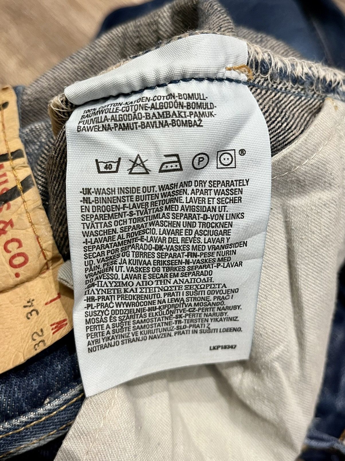 Levi's × Levi's Made & Crafted × Levi's Vintage Clothing Levis 501 Limited Edition Size US 34 / EU 50 - 8 Thumbnail