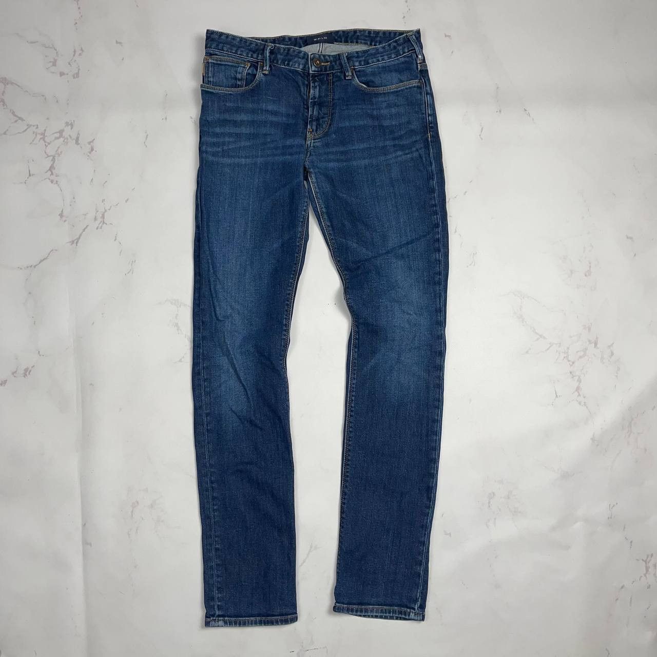 Giorgio Armani Vintage Armani Jeans Metal Logo Denim Pants Size 31 Size US 31 - 2 Thumbnail