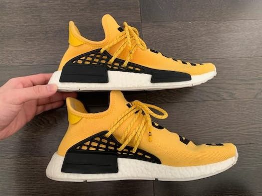 Adidas × Pharrell adidas x pharrell nmd human race 'yellow' Size US 8.5 / EU 41-42 - 3 Thumbnail
