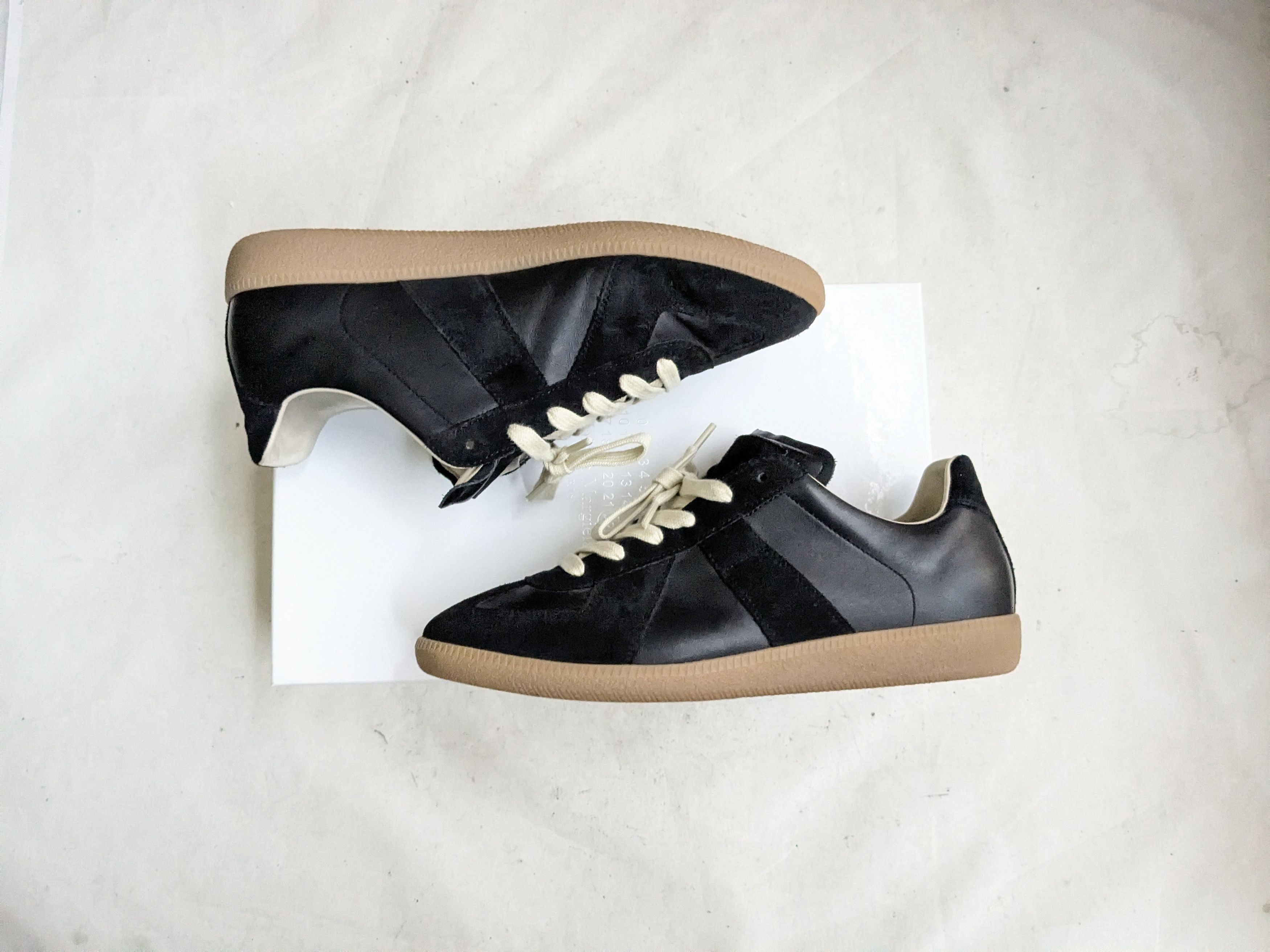 Maison Margiela Replica GAT Black Gum 9 42 Low Tops
