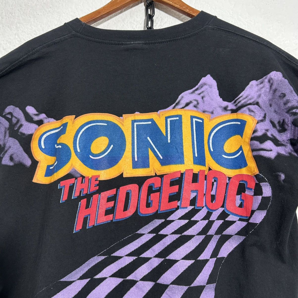 Vintage 1996 Sonic The Hedgehog AOP Very Rare Size US XL / EU 56 / 4 - 4 Thumbnail