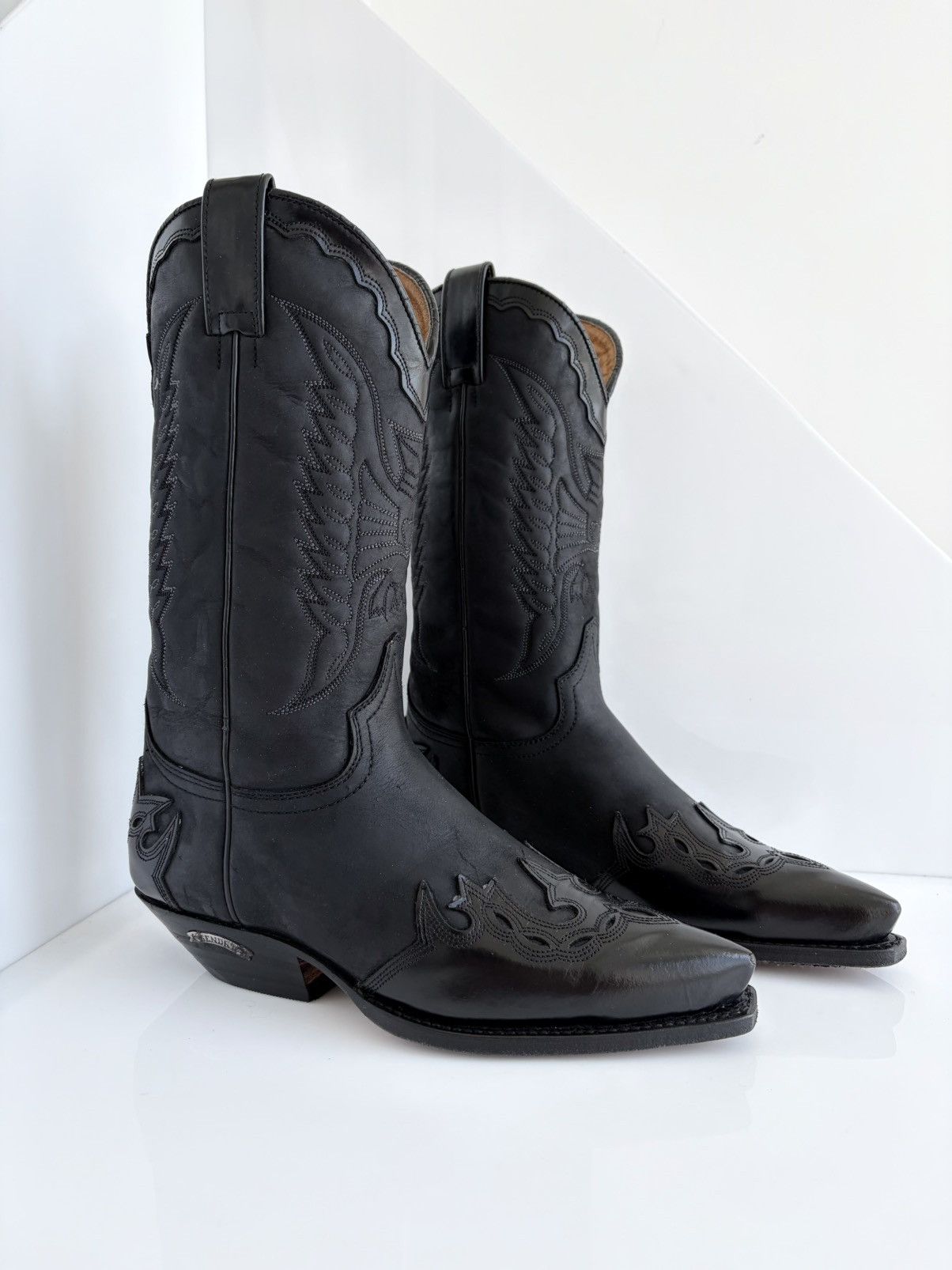 Sendra Sendra Western Horse Gaucho Leather Cowboy Boots Handmade Size US 7 / EU 40 - 1 Thumbnail