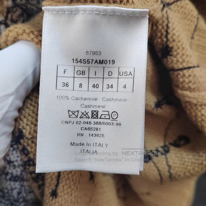 Dior Dior Constellation embroidered cashmere sweater Size XS / US 0-2 / IT 36-38 - 4 Thumbnail
