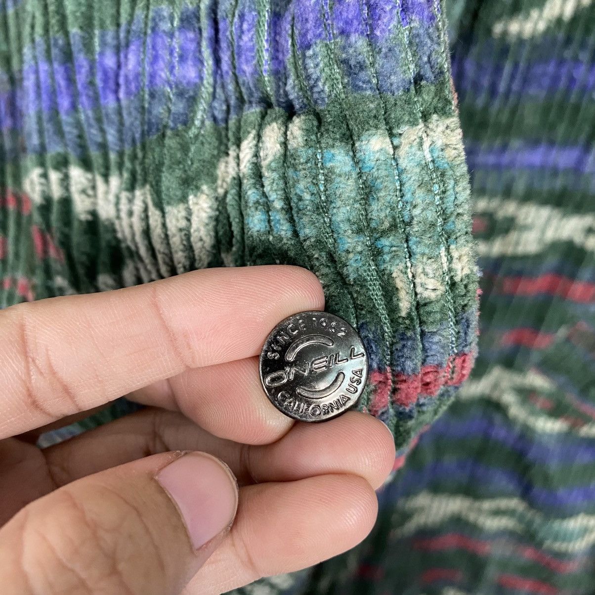 O'Neill 📌Vintage Corduroy Jacket Navajo Aztec O'neill All American Size US L / EU 52-54 / 3 - 17 Thumbnail