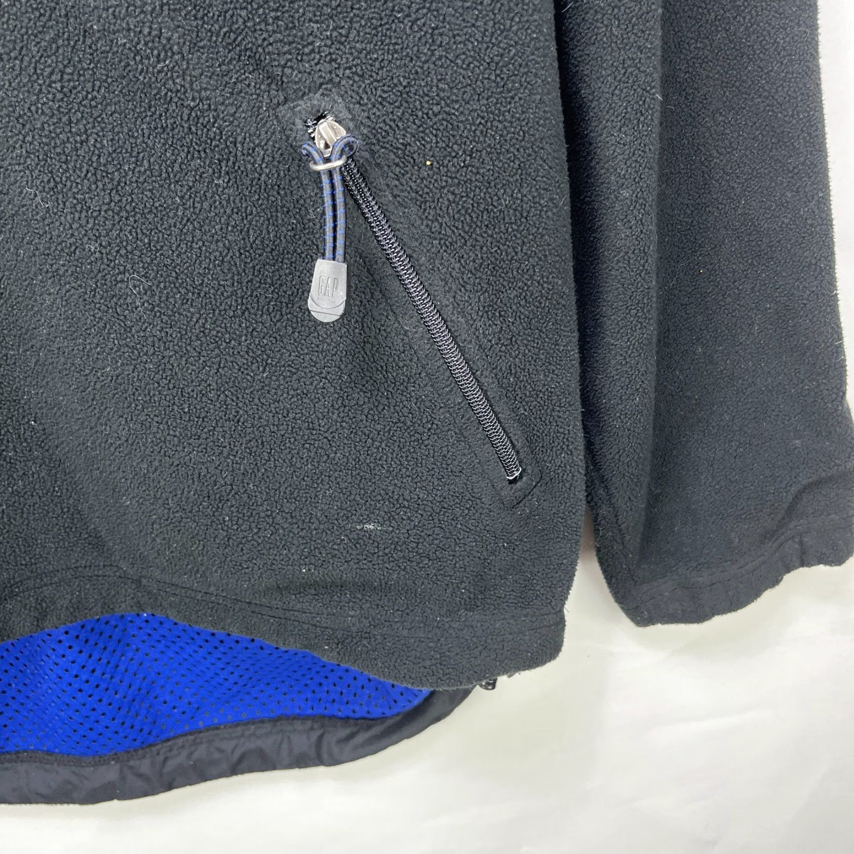 Gap VINTAGE Gap Tactical Hoodie Anorak Sweater Fleece Medium Quarter Zip Mens 90s Black Size US M / EU 48-50 / 2 - 4 Thumbnail