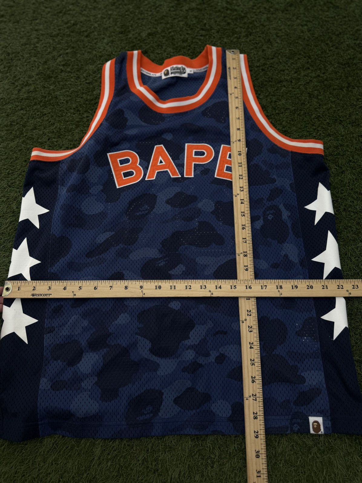 Bape Bape Jersey Blue Orange “88” Men’s Size (XL) Size US XL / EU 56 / 4 - 9 Thumbnail