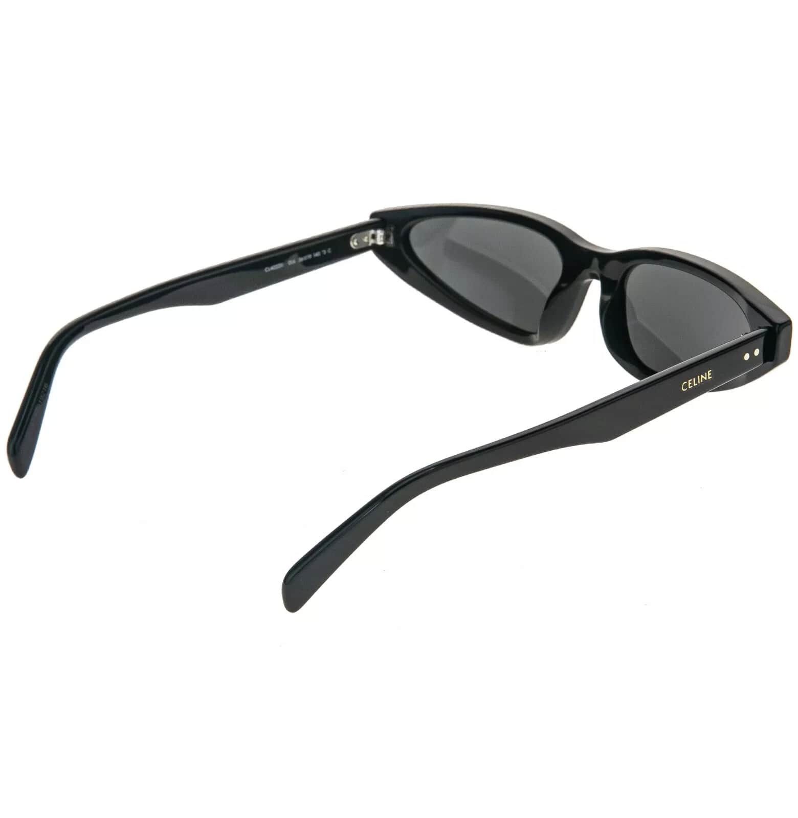 Celine CELINE BOLD 3 Dots Black Thin Narrow Cat CL40231I 01A Size ONE SIZE - 2 Thumbnail