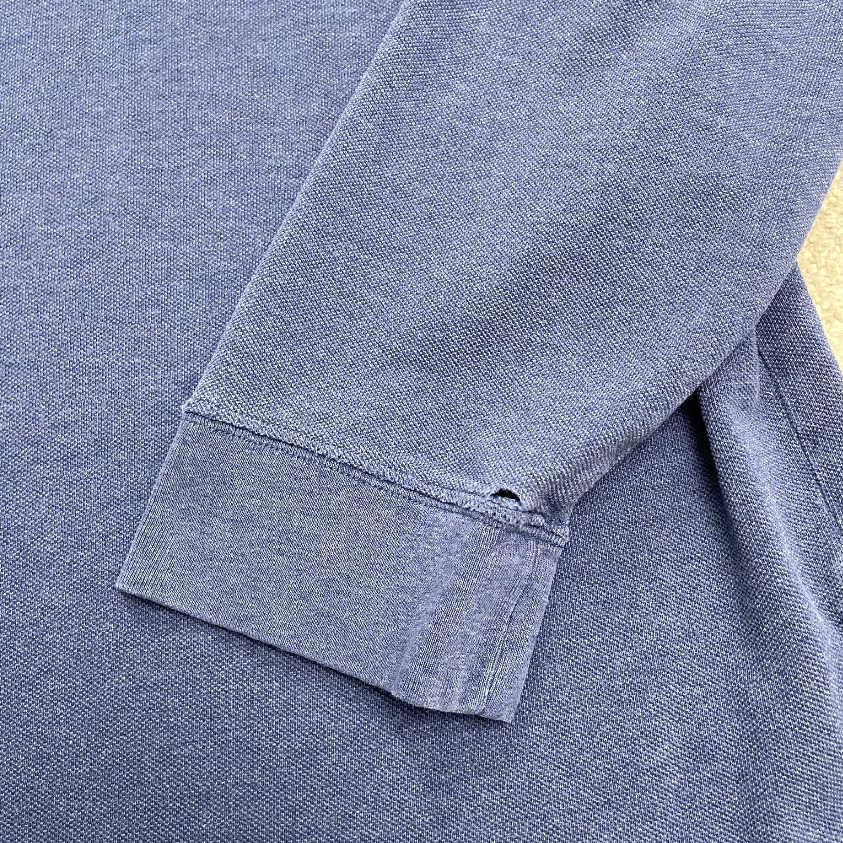 Brooks Brothers VINTAGE Brooks Brothers Polo Shirt Men Large Blue Cotton Casual Activewear 90s Size US L / EU 52-54 / 3 - 3 Thumbnail