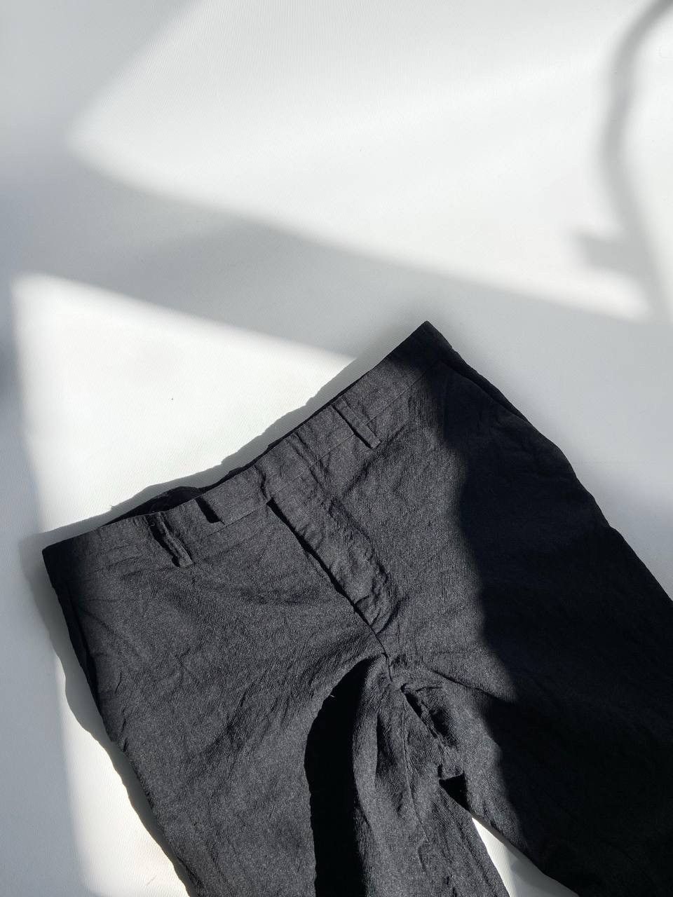 image of Saint Laurent Paris Cropped Pants in Dark Gray, Men's (Size 34)